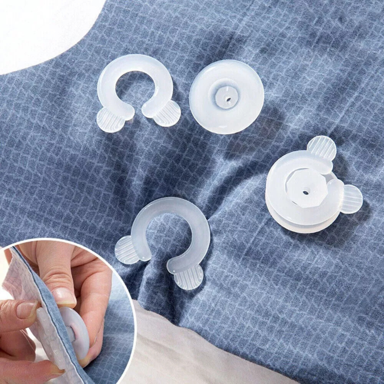 Comforter Sheet Fastener Duvet Gripper Doona Cover Clip Quilt 8x