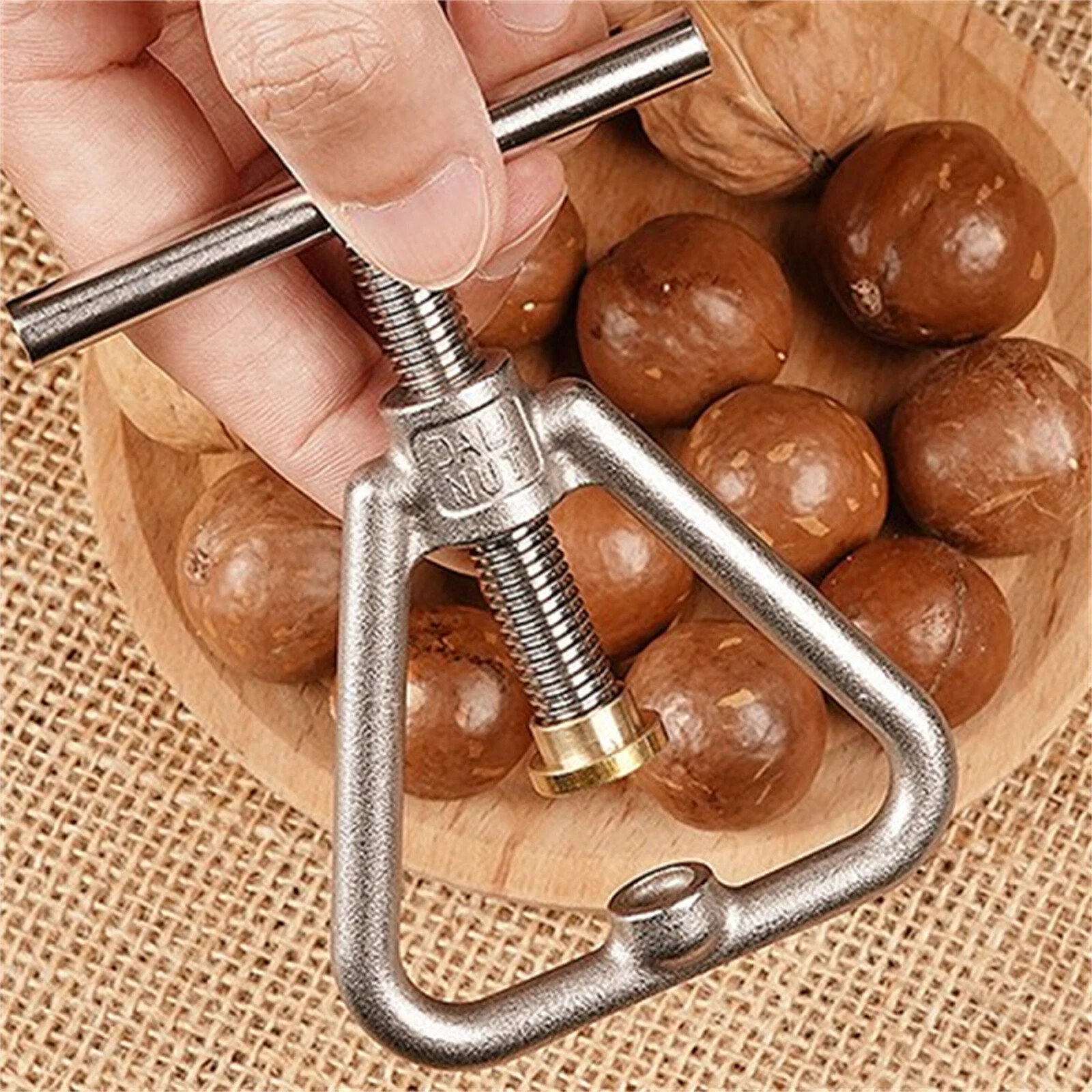Shell Splitter Tool Manual Nut Cracker Machine Heavy Duty Nut Opener