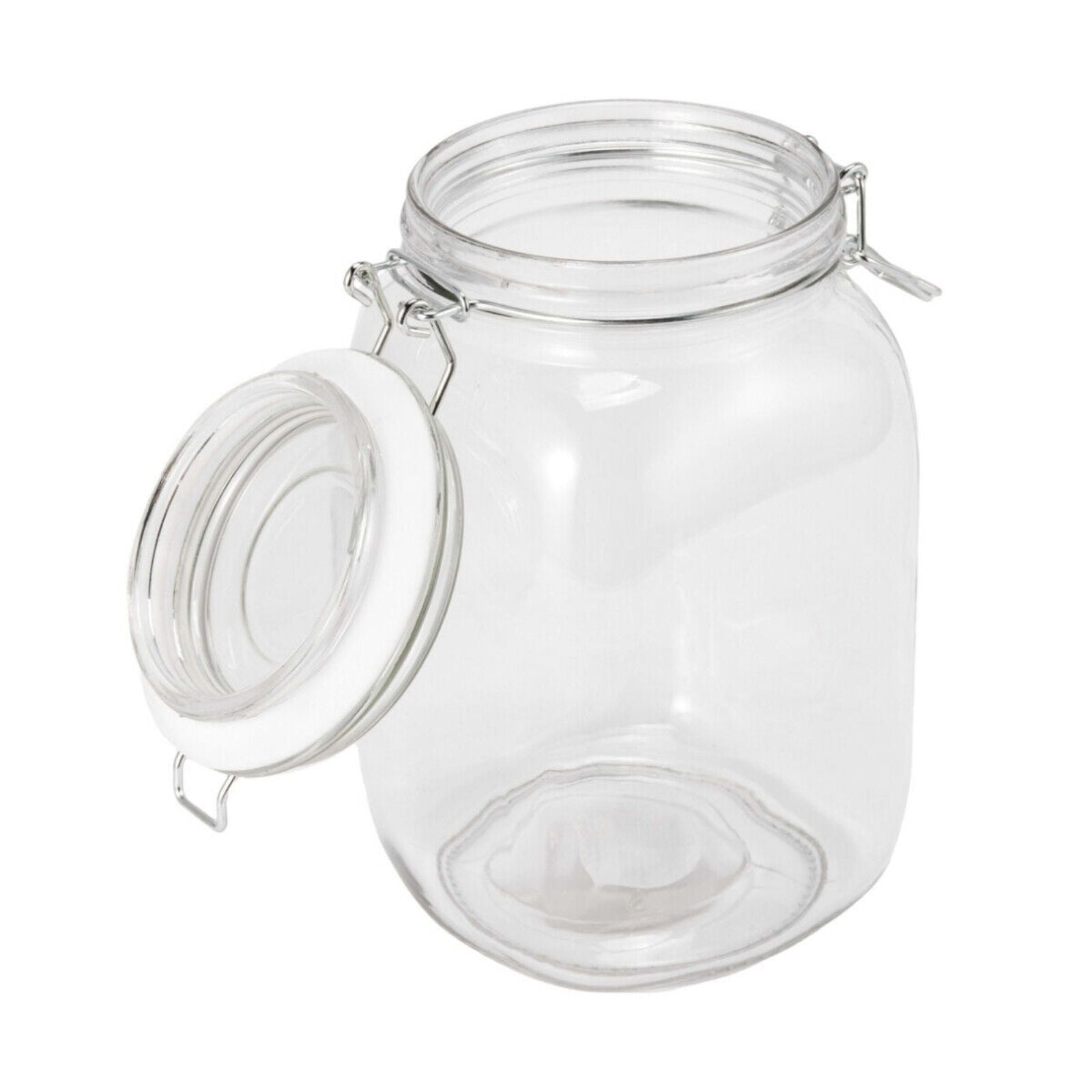 Food Preserving Jar 3L Airtight Clip Top Lid Glass Storage Jars