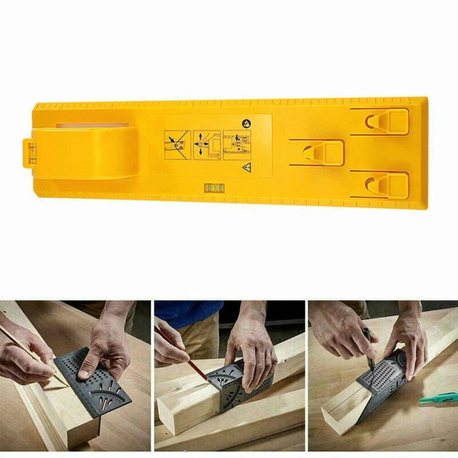Easy Wall Photo Hanging Level Ruler Picture Hanging Tools Frame Hanger