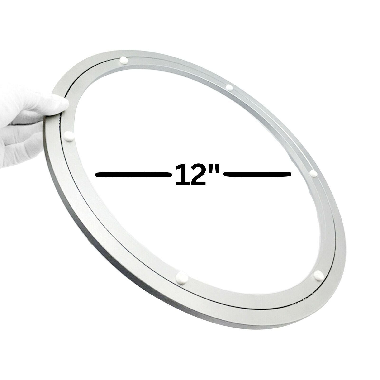 12" Rotating Lazy Susan Aluminium Round Swivel Plate Turntable Bearing