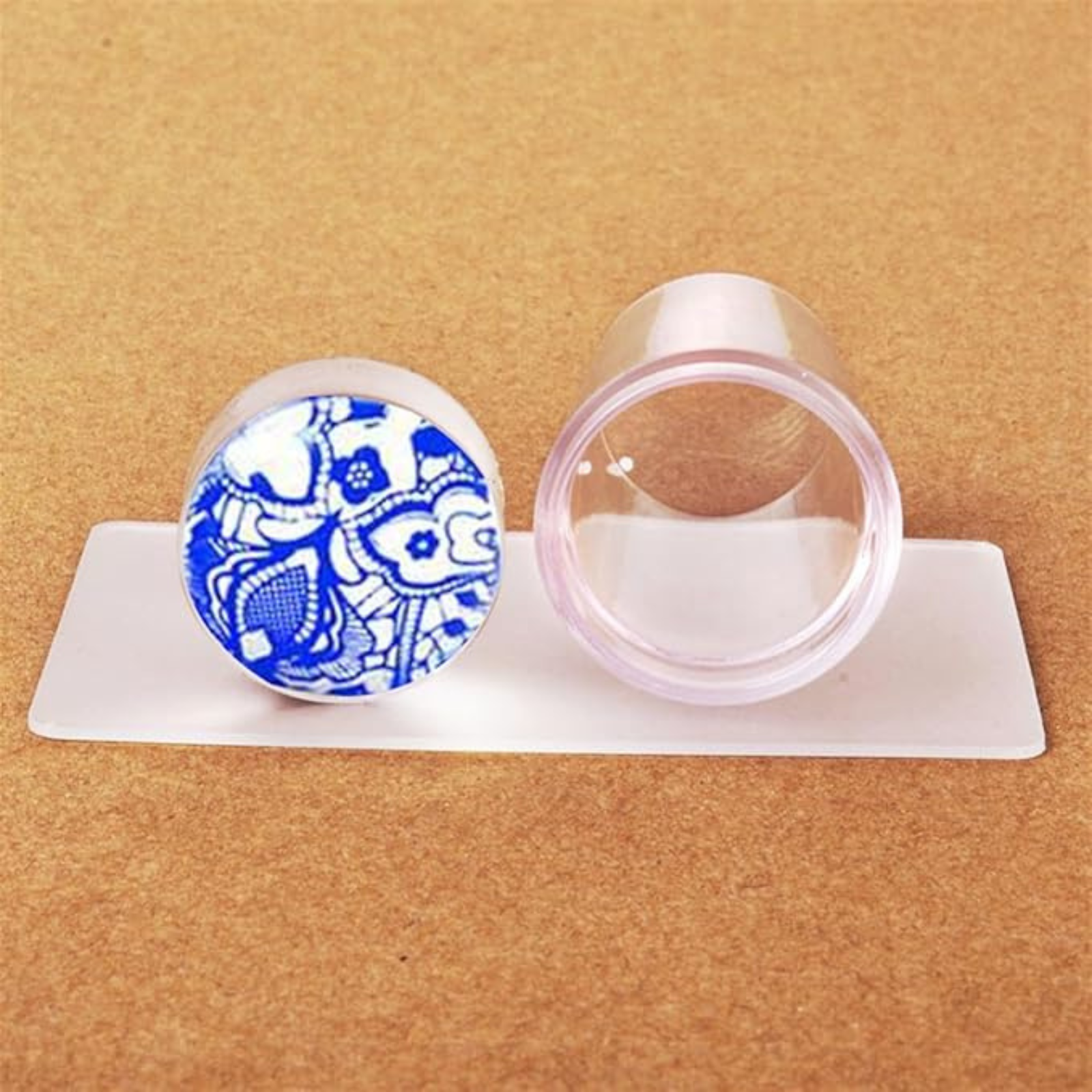 Plate Stamping Clear Silicone Stamper Nails with Creative Design Polish Kit