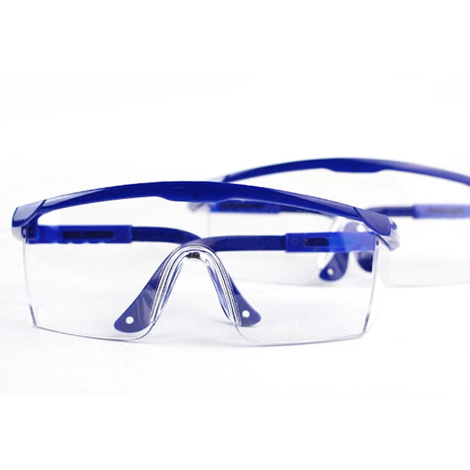 Transparent Blue Lens Safety Glasses Outdoor Sports Clear Eyewear