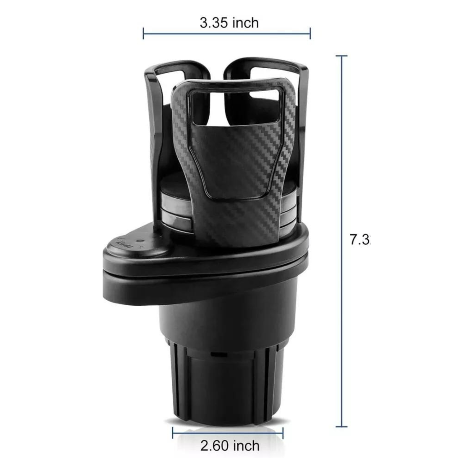Drink Coffee Water Bottle Cleanse Storage Adjustable 2in1 Car Seat Cup Holder