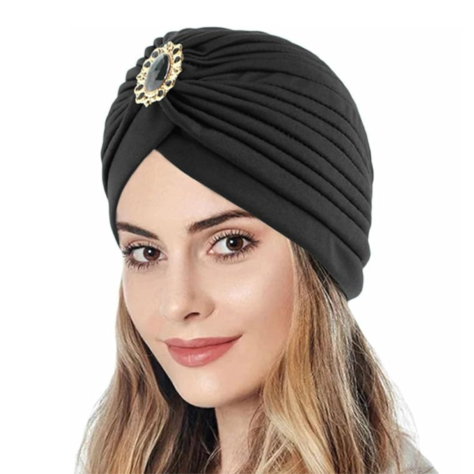 Black Headband Accessory Indian Hat Twist Style Hair Fashion Accessory