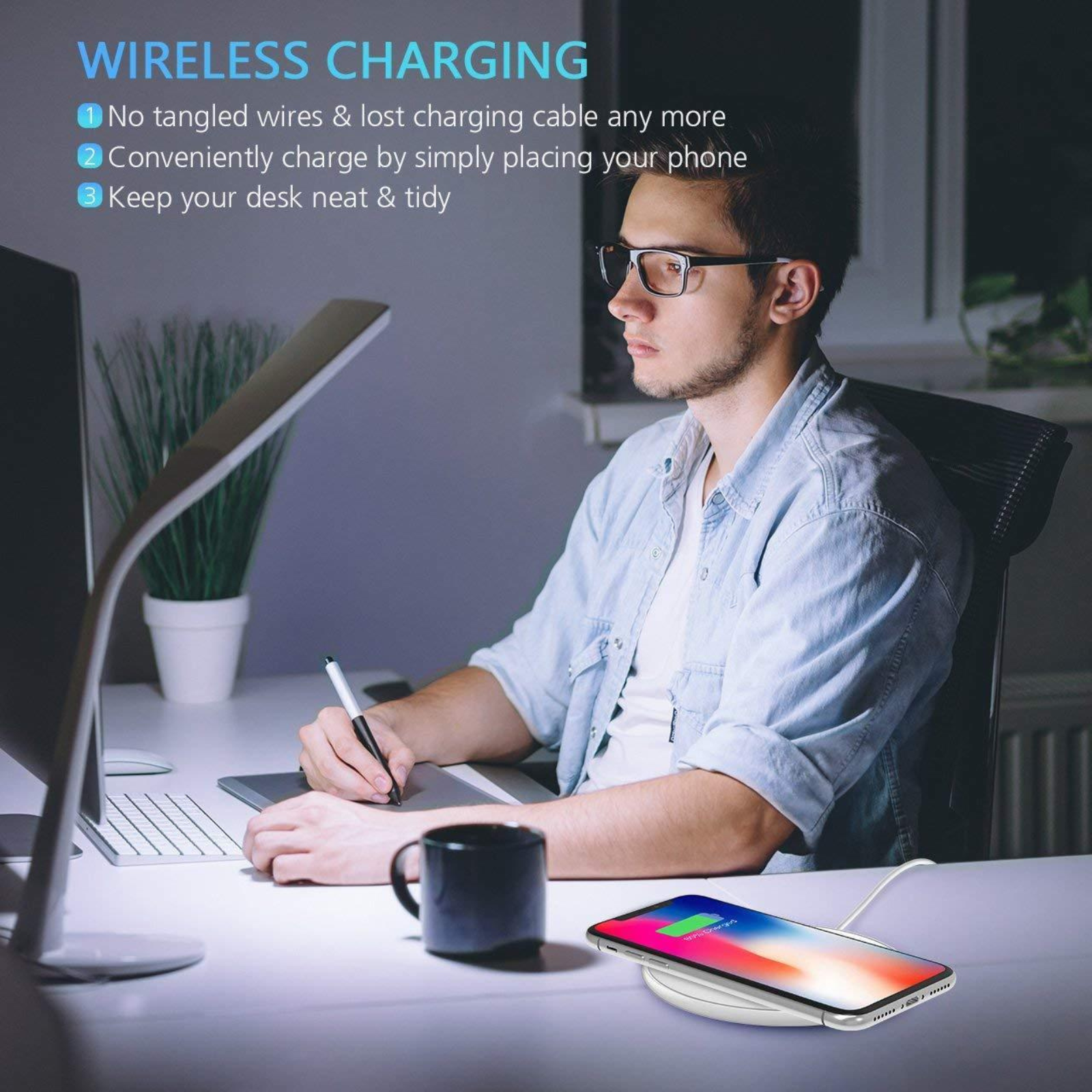 Galaxy S21/S21+/S21 Ultra 15W Wireless Charger FAST Charging