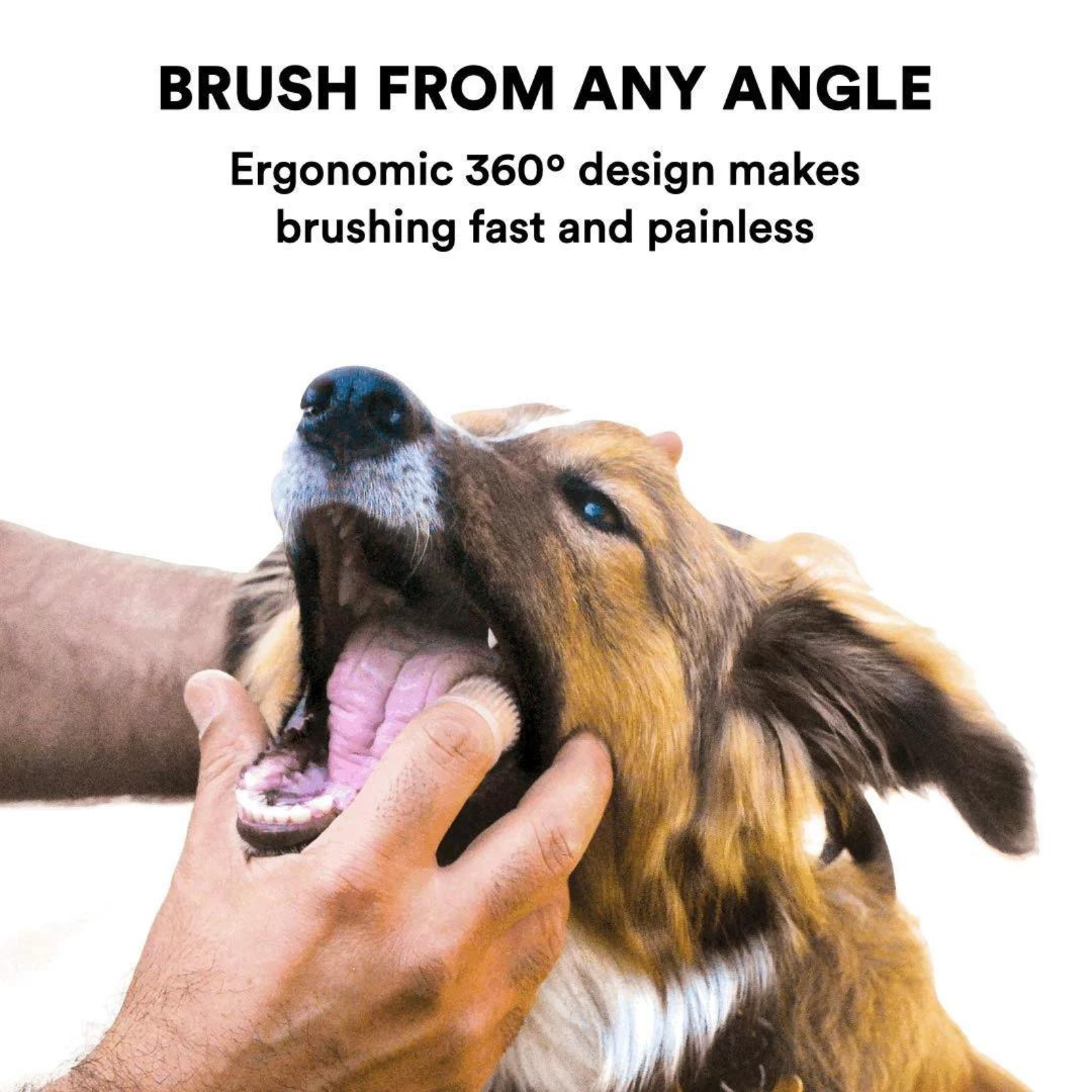Super Soft Silicone Brush Pet Toothbrush Finger Dog Cat Teeth Care Cleaning Tool