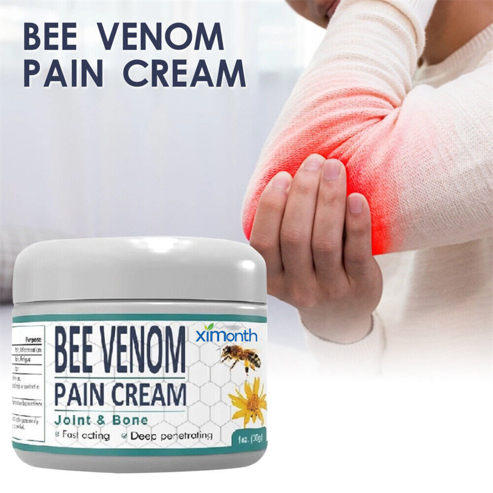 Joint Bone Healing Arthritis Pain Relief Care Cream Bee Venom Pain Cream