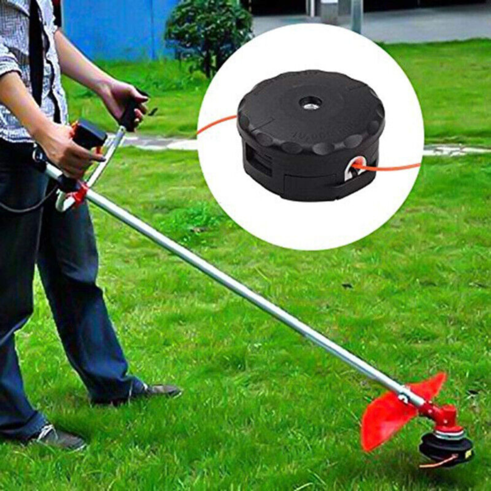 4.1inch Fast Load Trimmer Line Bump Head Speed Feed Head Large 450 Model