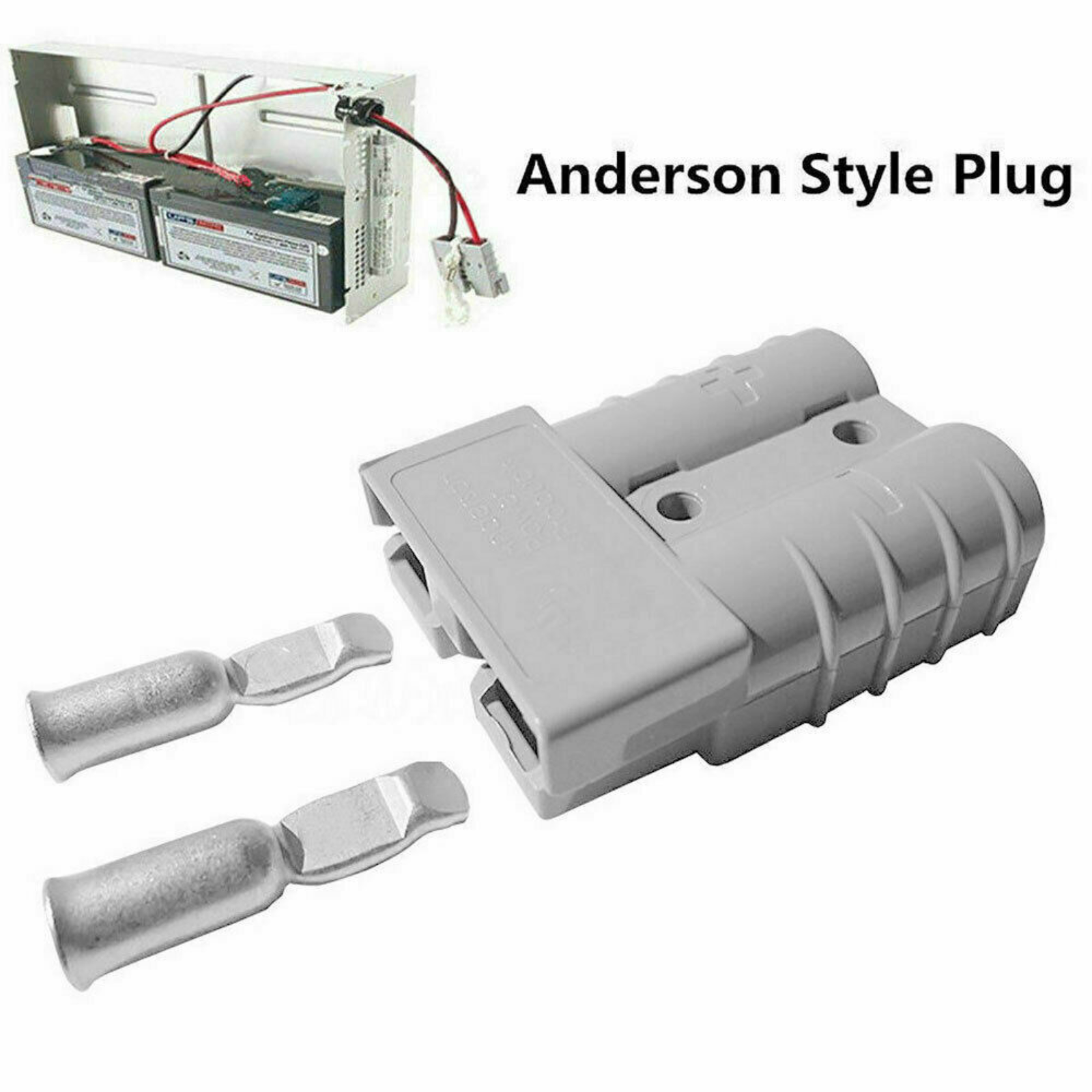 50 AMP 12-24V 6AWG 10x Anderson Style Plug Connector DC Power Tool