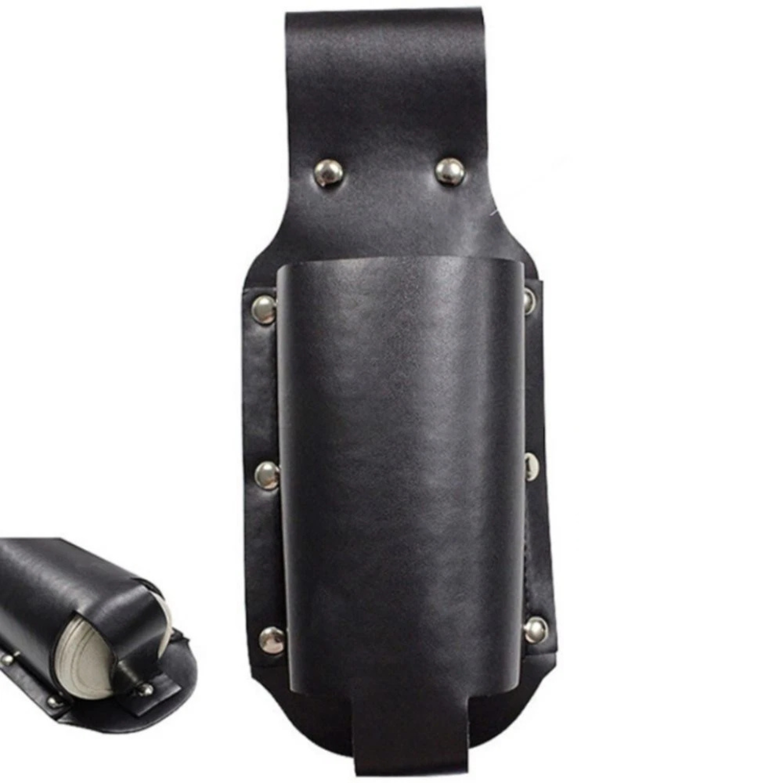 Style Outdoor Drink Bottle Case Portable Beer Belt Bag Waist Hanging Black