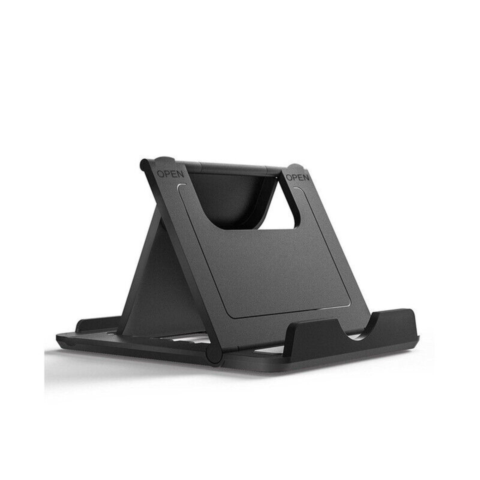 Foldable 360° Universal Desk Mount Phone Stand Black Cradle Holder Tablet