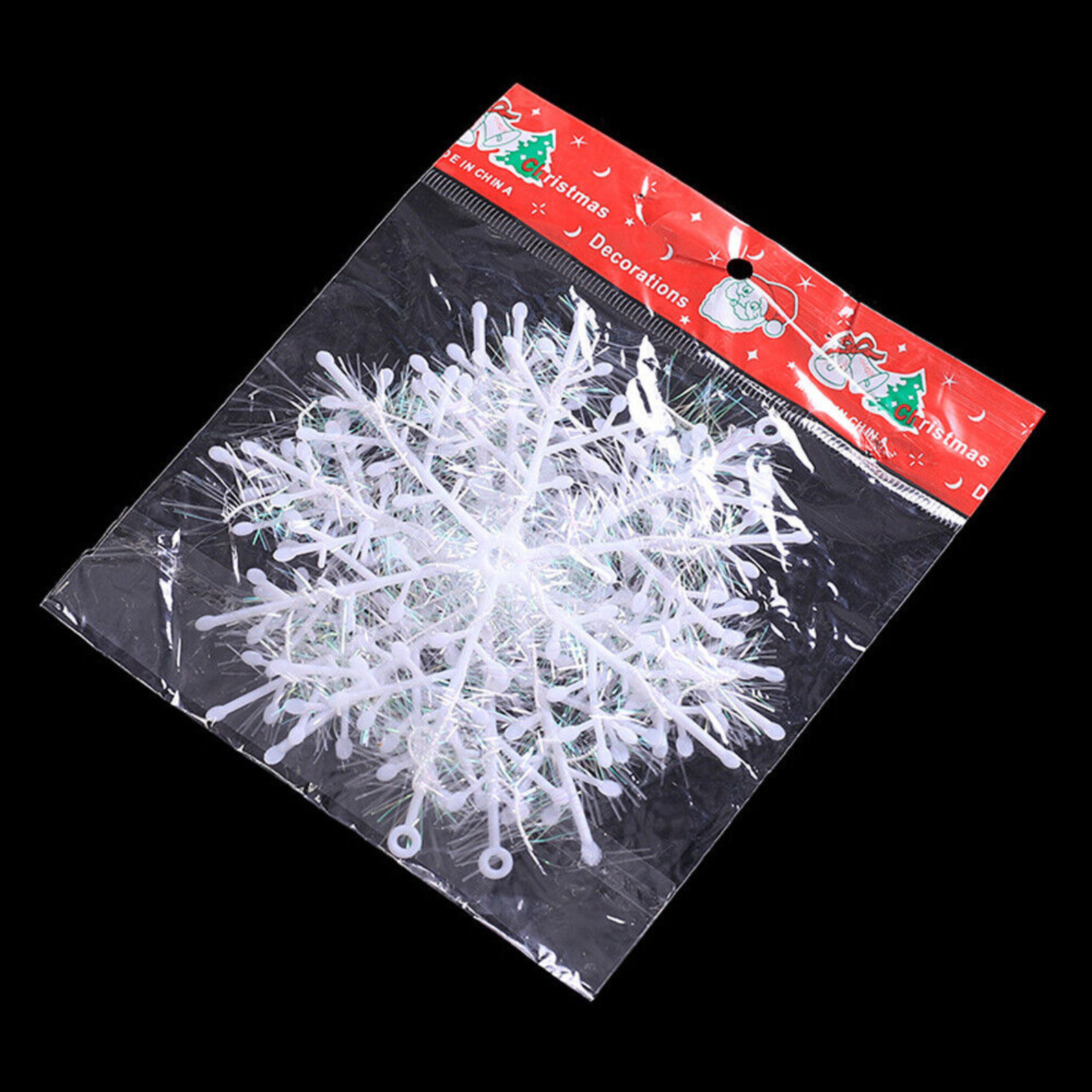 Garland Hanging Christmas Party Decorations White Snowflake