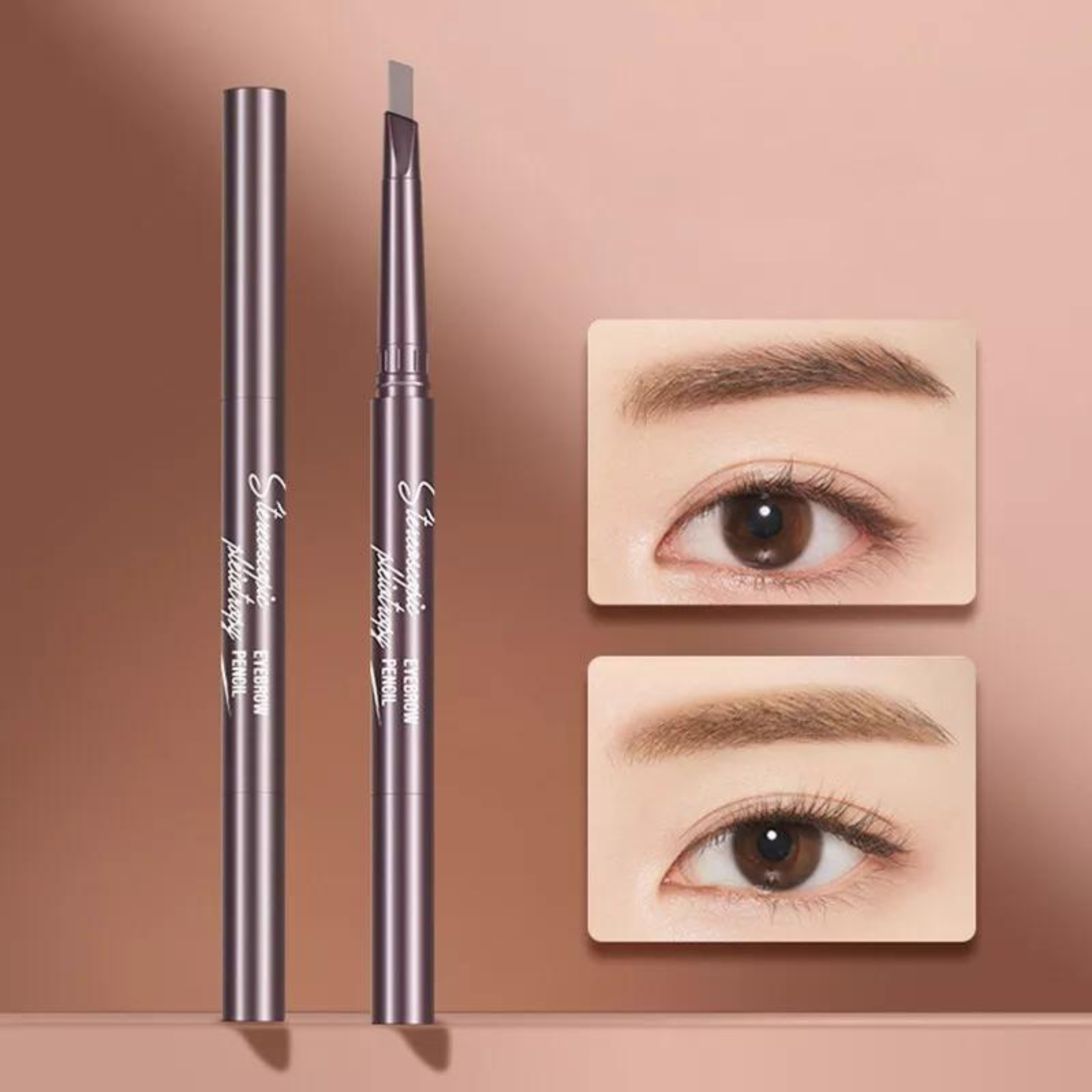 Eyeliner Makeup Cosmetic Tools Brown Brush Waterproof Eyebrow Pencil Eye Brow 1x