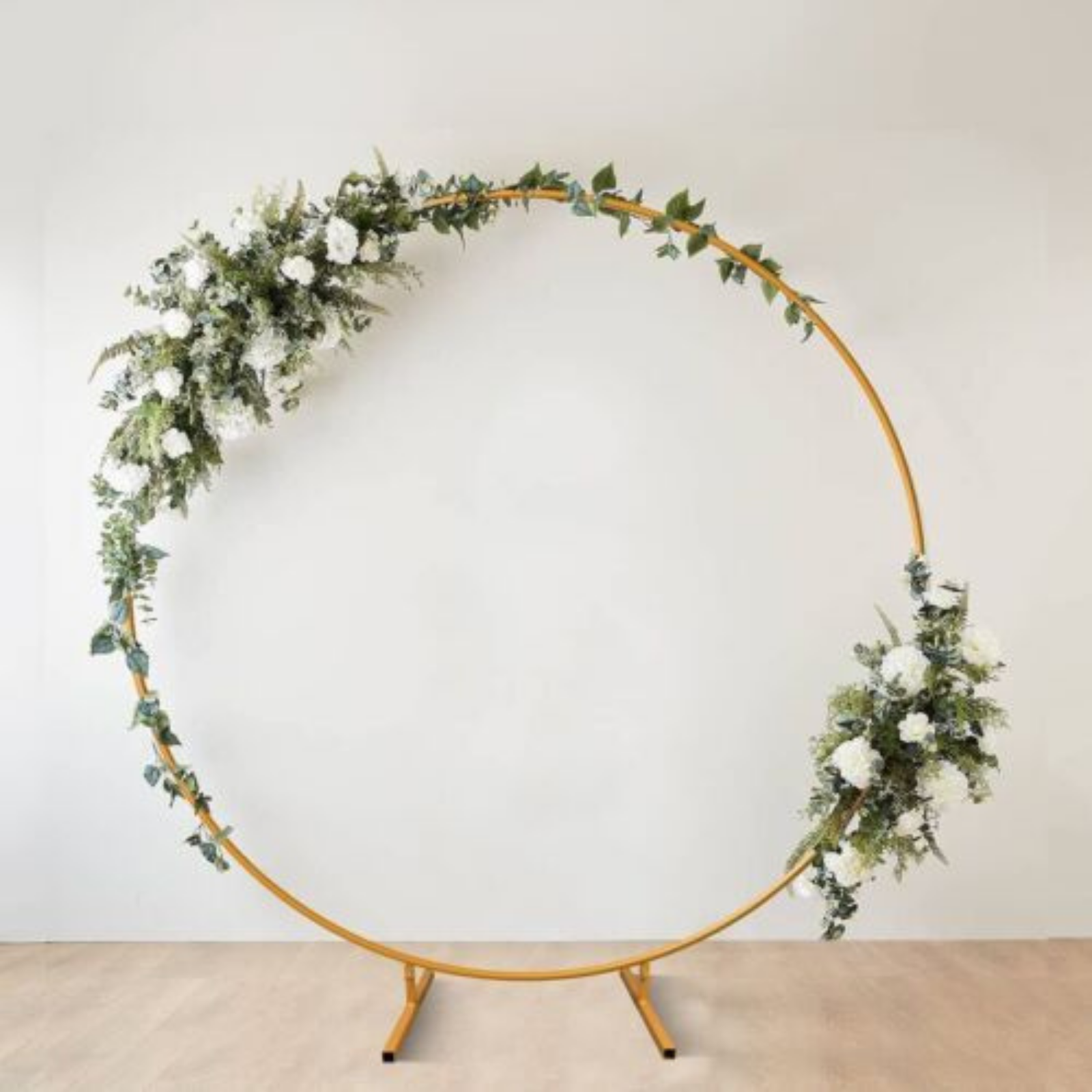 Backdrop Flower Display Stand 2M Round Hoop Balloon Arch Wedding Decor Frame