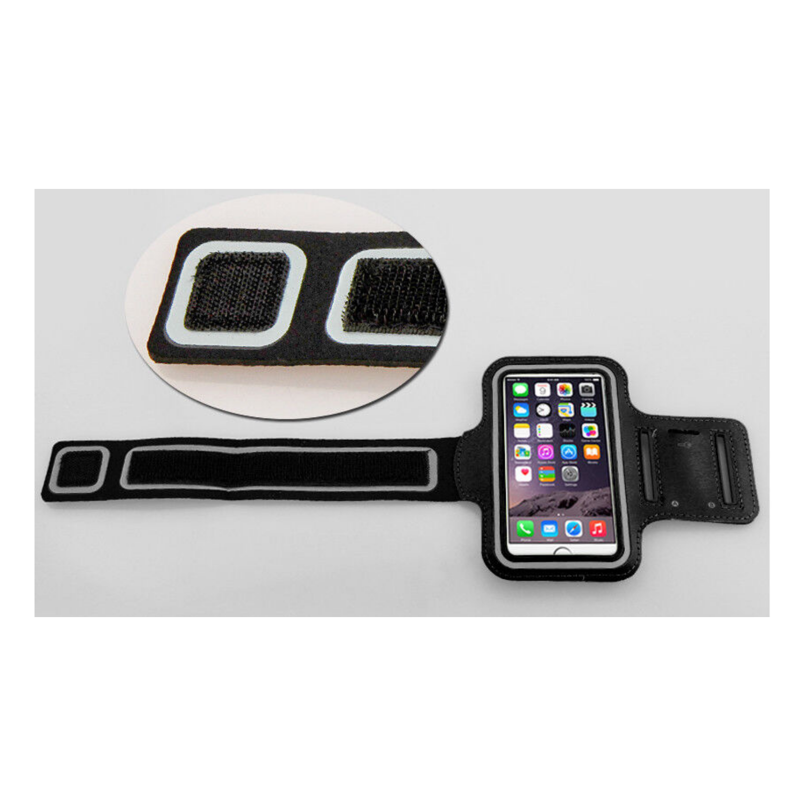 Apple Armband Case for iPhone 15 pro Sports Gym Running Exercise Black