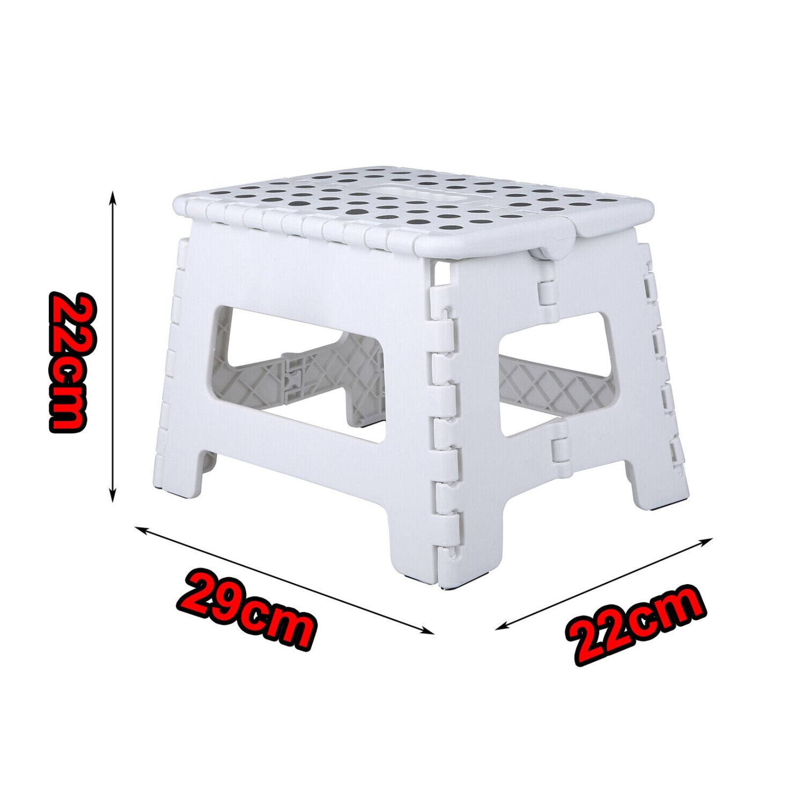 Folding Step Stool Doeportable Plastic Camping Chair Store Flat Kitchen