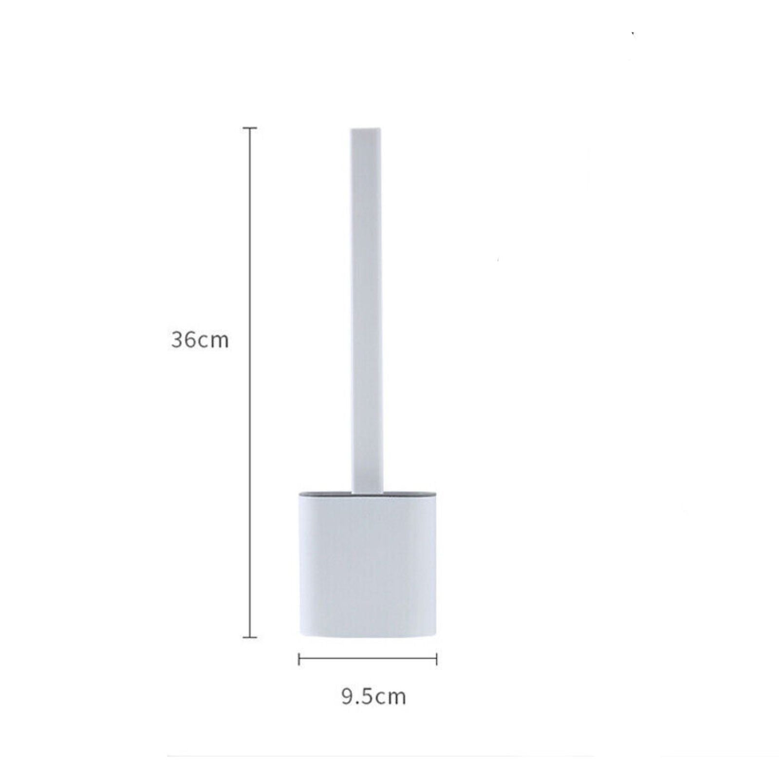 Cleaning Brush Set Bathroom Brush with Holder Creative Cleaning Silicone Bristle