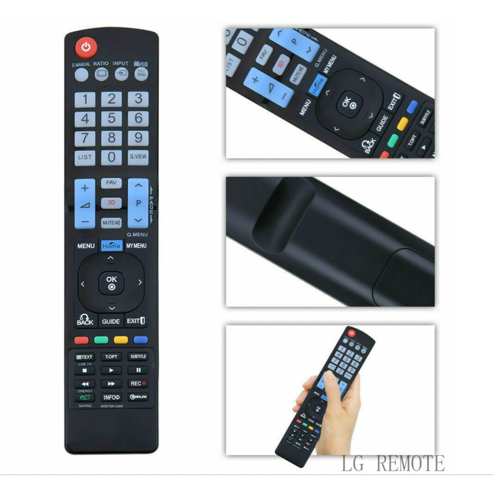 Years 2000-2020 All Smart 3D HDTV LED LCD For LG TV Remote Control