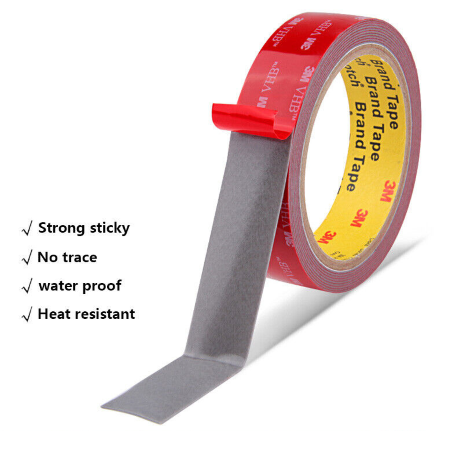 Super Sticky Versatile Roll Tape 3M Strong Permanent Double Sided For Vehicle