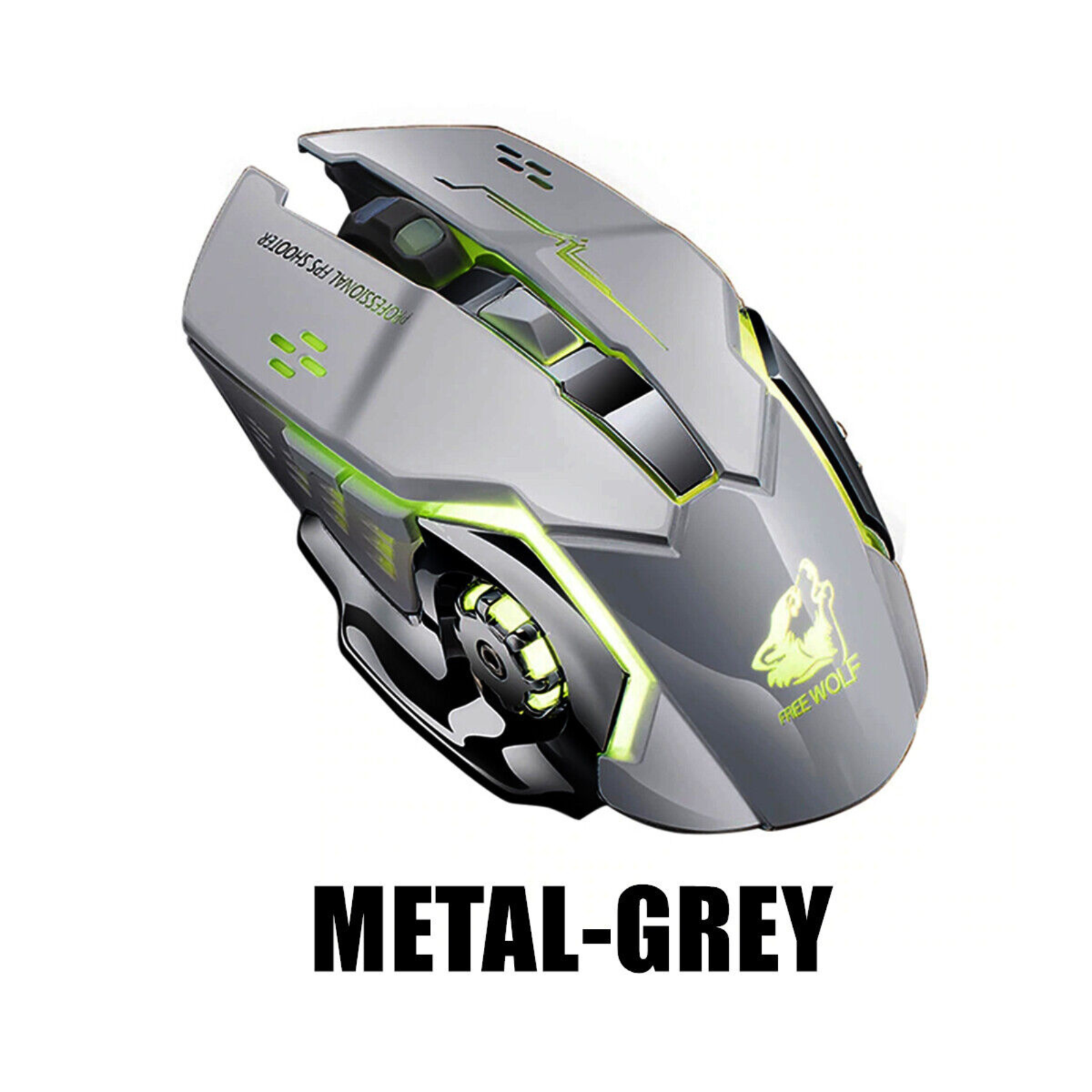 Optical RGB Backlit Wireless Gaming Mouse Ergonomic Recharge PC Laptop Desktop