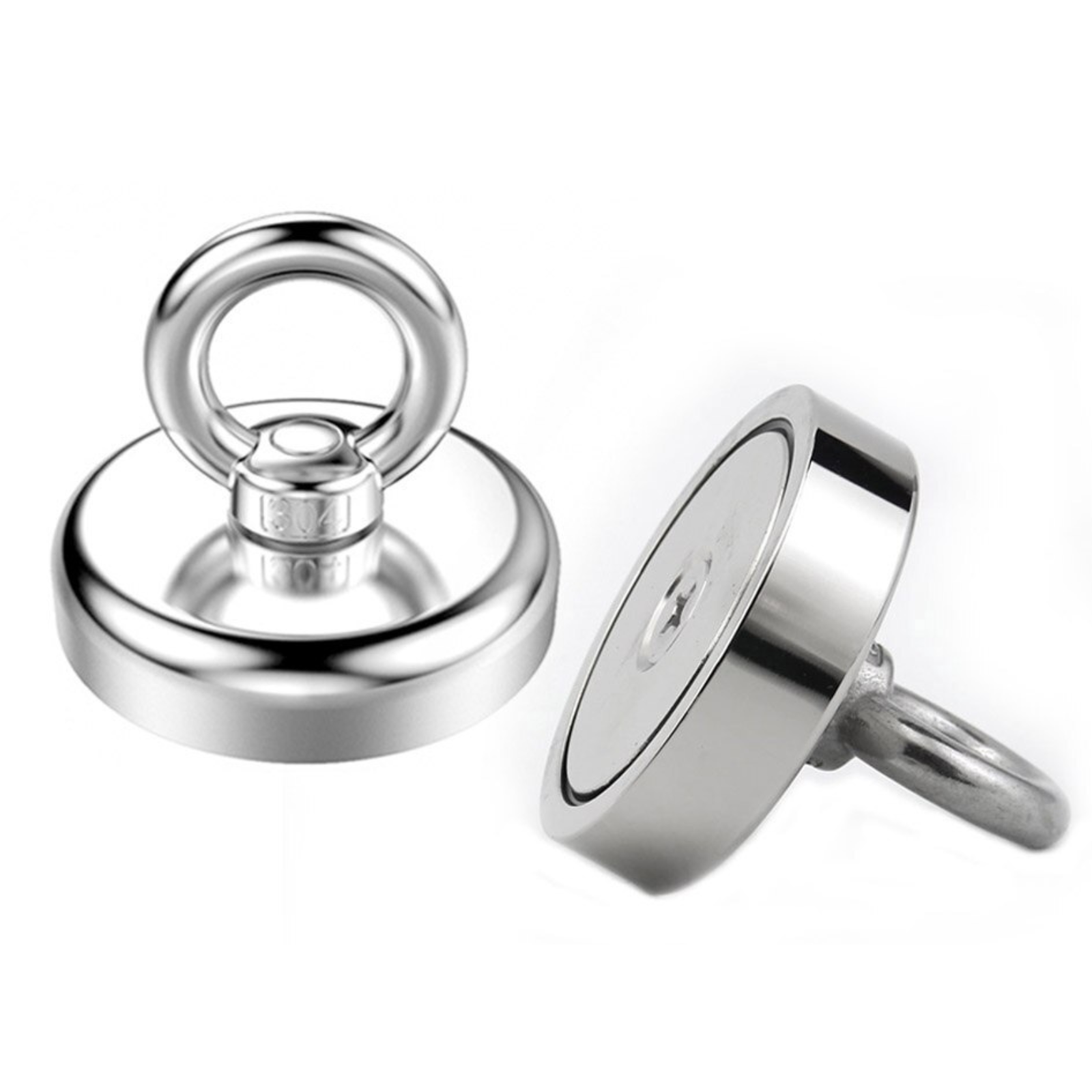 Neodymium Fishing Treasure Magnet 22.5kg Strong Hook Salvage Recovery