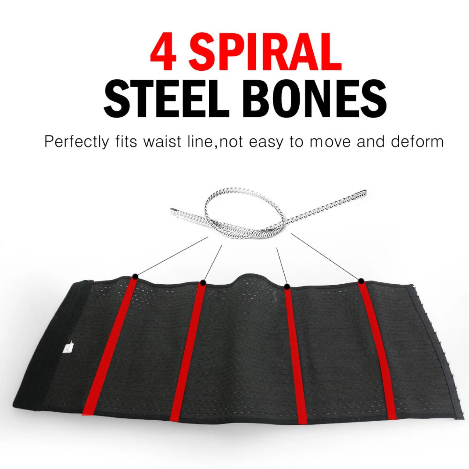 Black Men’s Body Shaper Waist Trainer Slimming Vest Size M