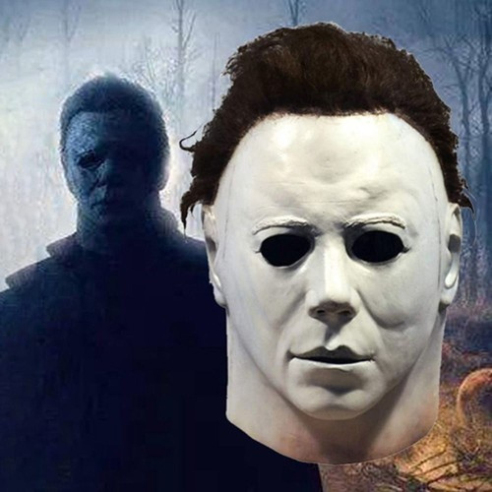 Halloween Myers Michael Mask Full Prop Head Cosplay Scary 1978 Style B