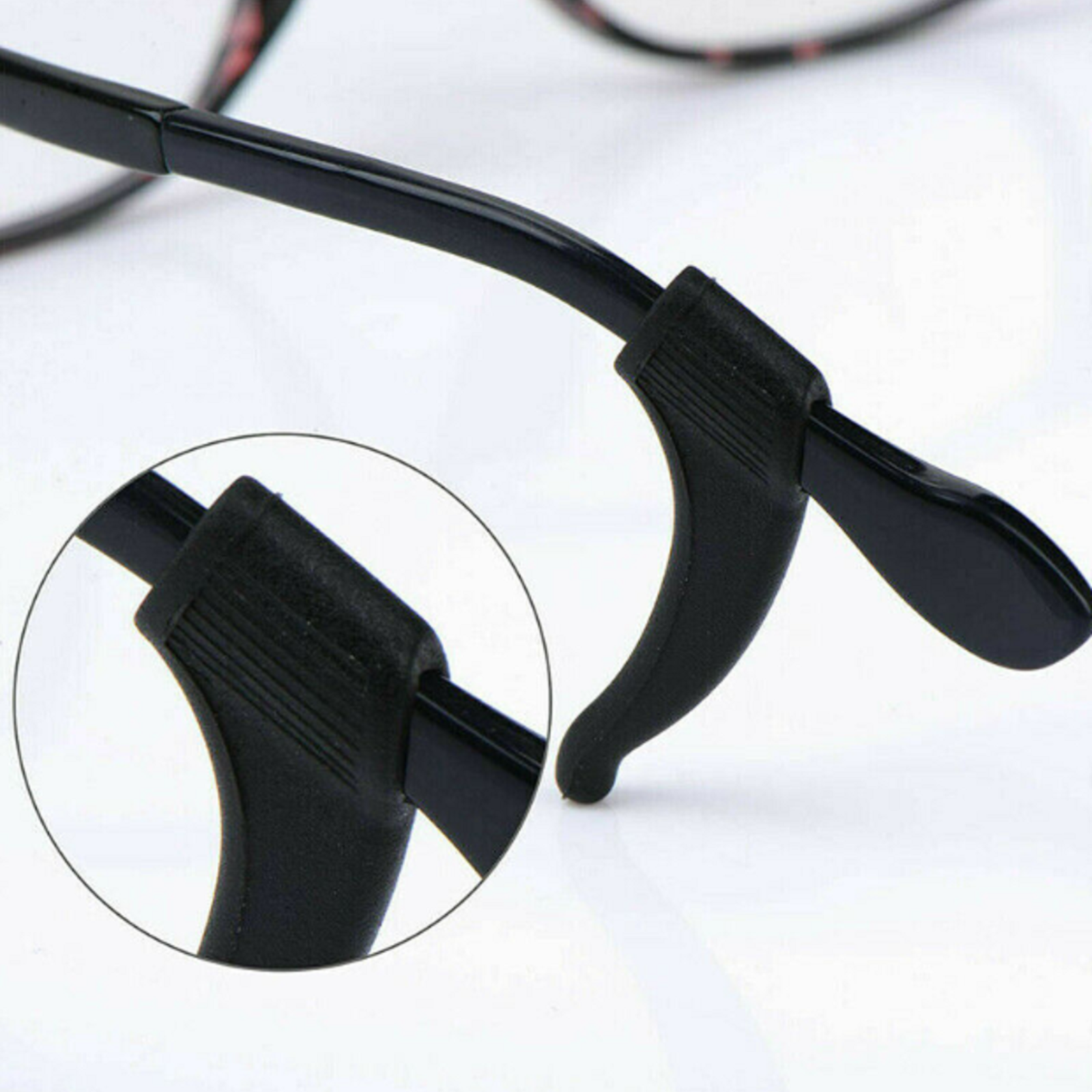 4 Pairs Anti Slip Holder Spectacle Silicone Glasses Temple Hook Ear Grips