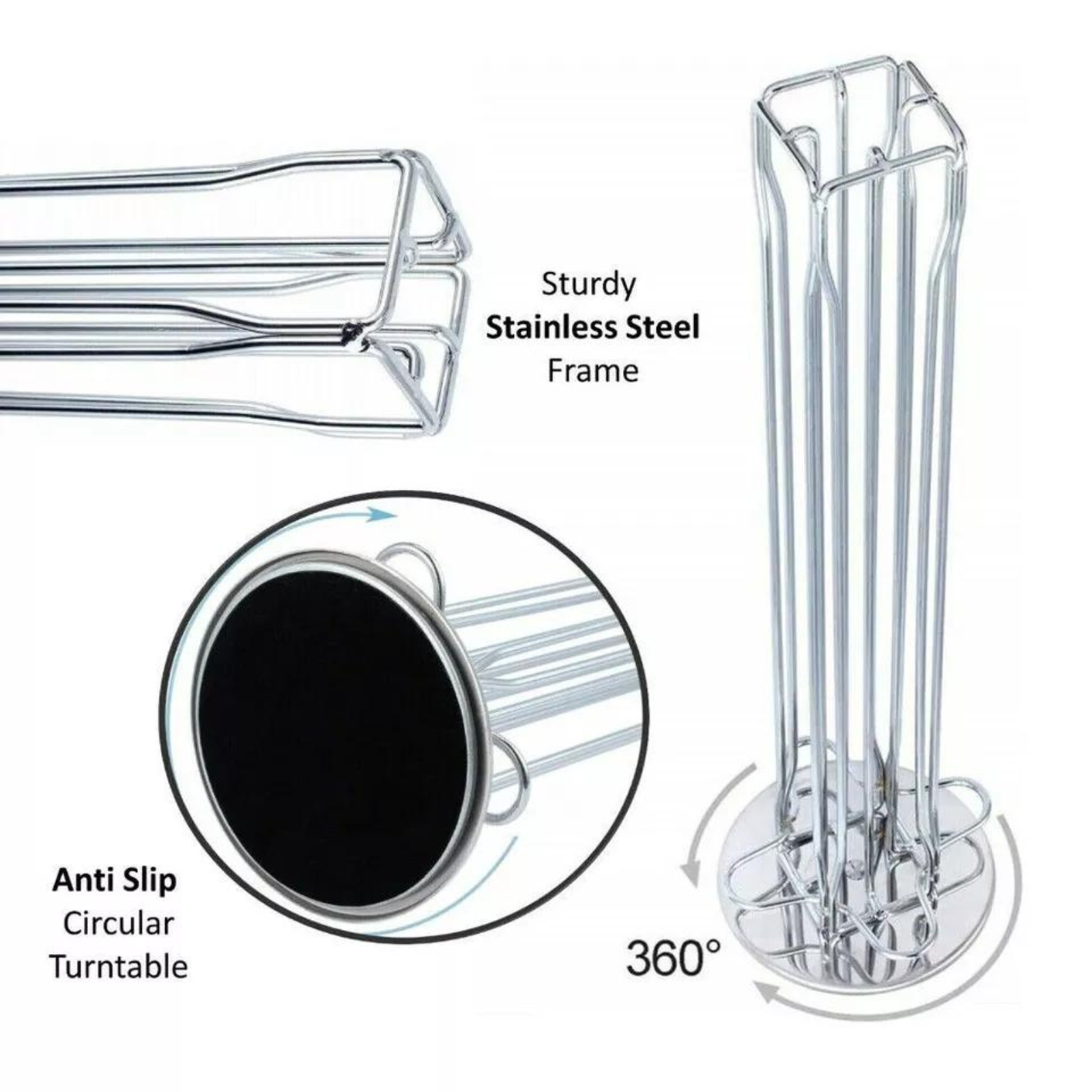 Capsule Rack Storage Dispenser Pod Holder Stand 40 Nespresso Coffee Capsules