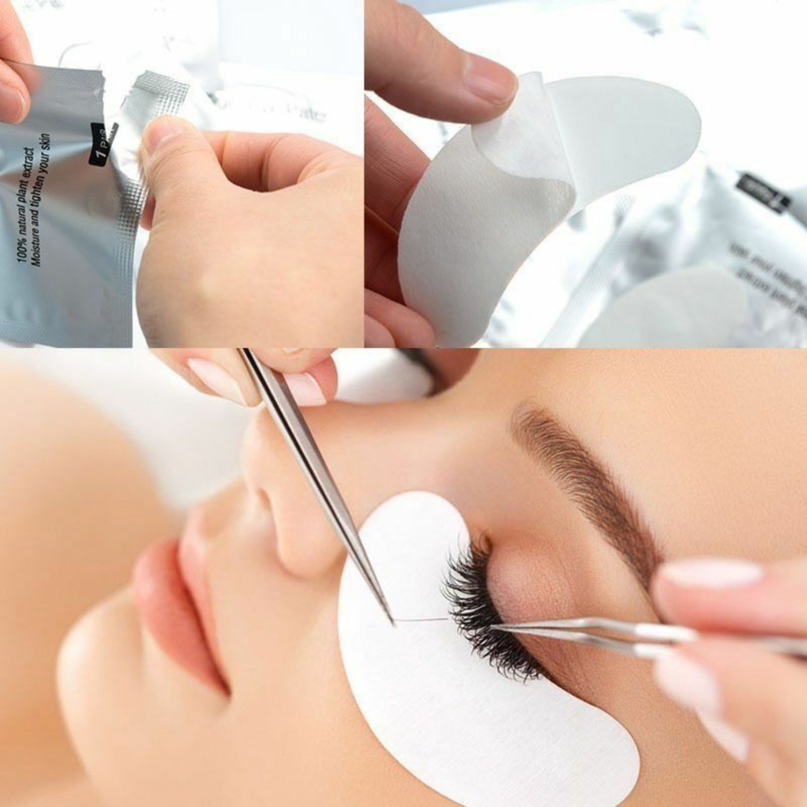 Eyelash Pads Gel Patch Lint Free Lash Extension Beauty Under Eye Curve