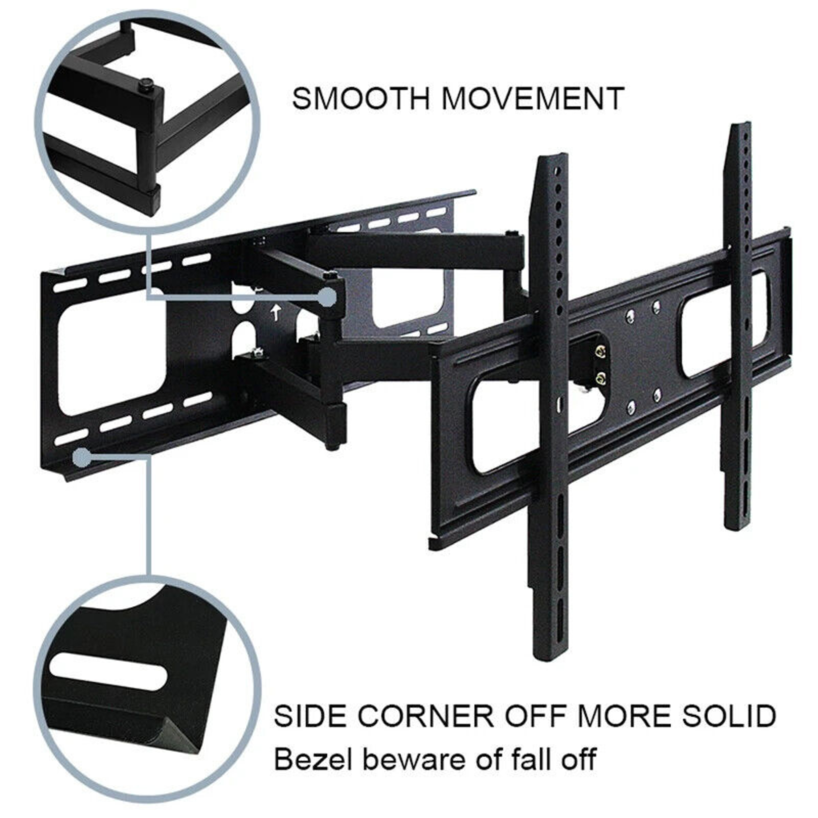 Full Motion Swivel TV Bracket Wall Mount 32 40 42 46 50 52 60 62 65 70 LCD LED
