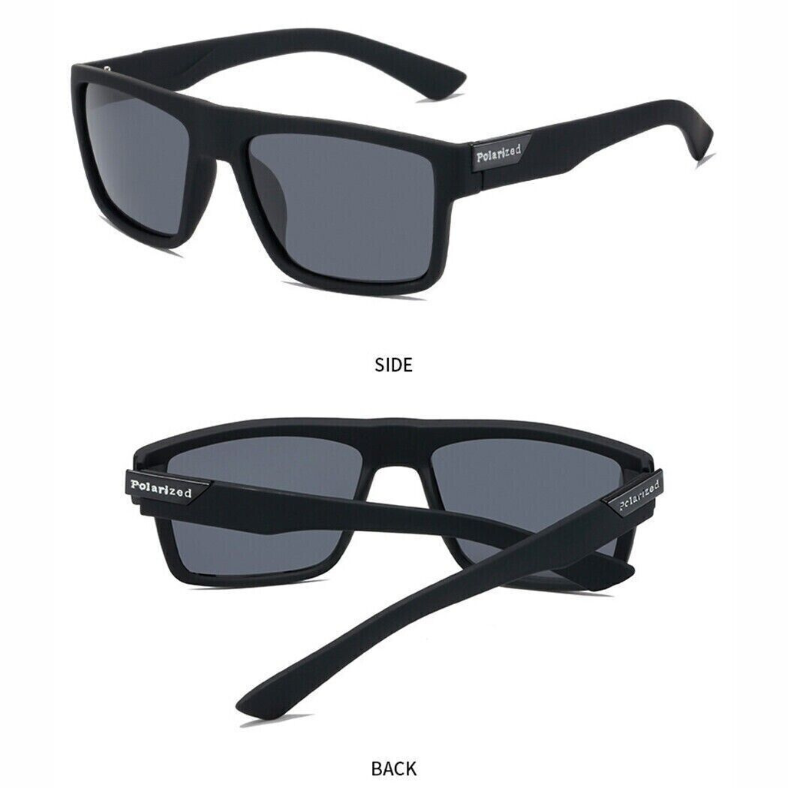 UV400 Polarized Glasses Men Sunglasses WrapAround Eyewear Fishing Sports Driving