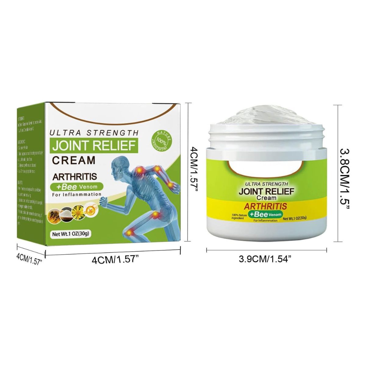 Advanced Bone Relief Cream Beevana Bee Venom Joint and Bone Therapy Pain Relief