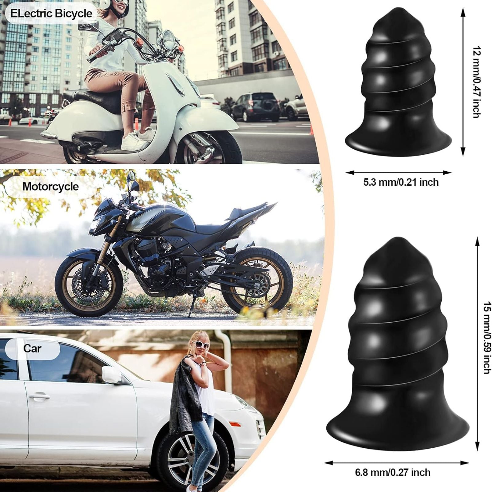 Tire Puncture Repair 20pcs Rubber Nails Car Trucks Tubeless Vacuum Tyre