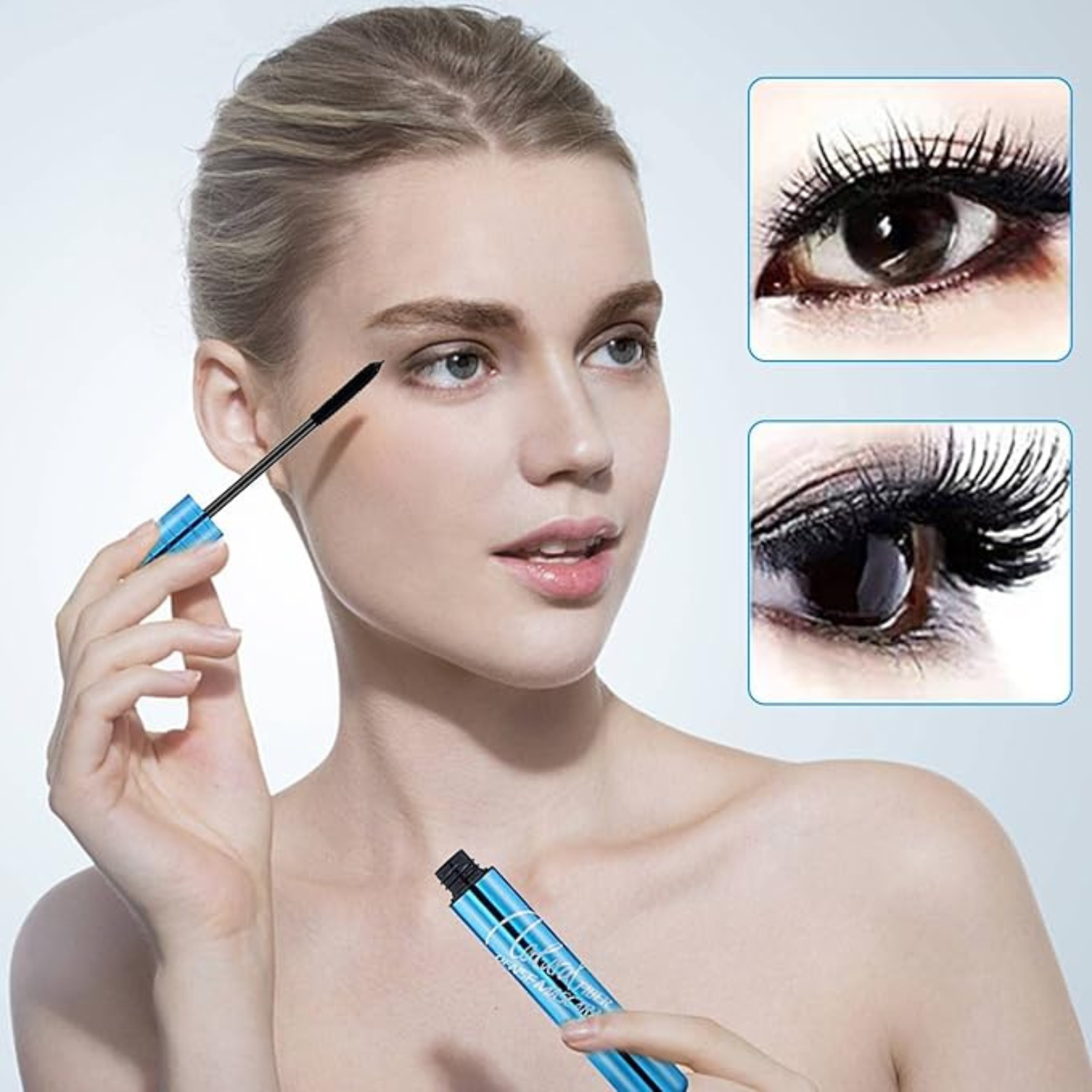 Primelash Mascara for Seniors Lengthening Natural Look Easy Grip Wand