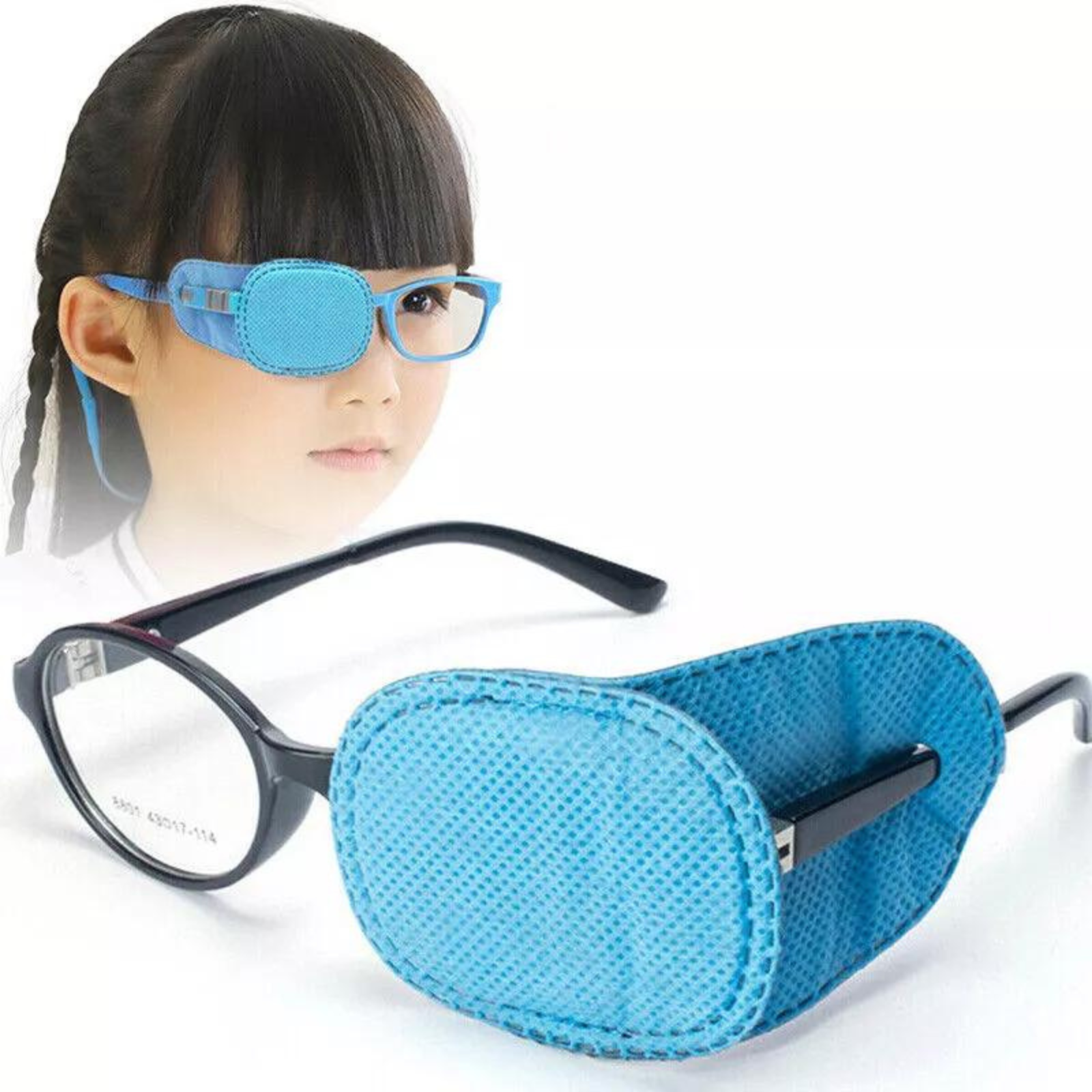 Lazy Eye Cover Eye Patches Strabismus Amblyopia Eye Patch for Glasses Kids
