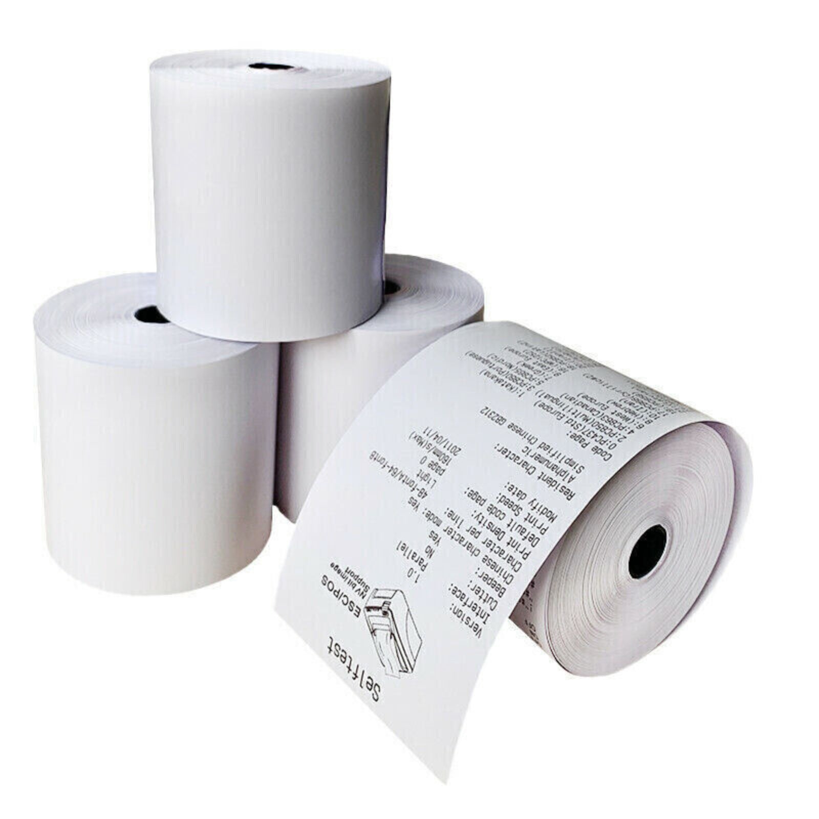 100 Rolls EFTPOS Thermal Paper Rolls For Cash Register Receipts 57x38mm