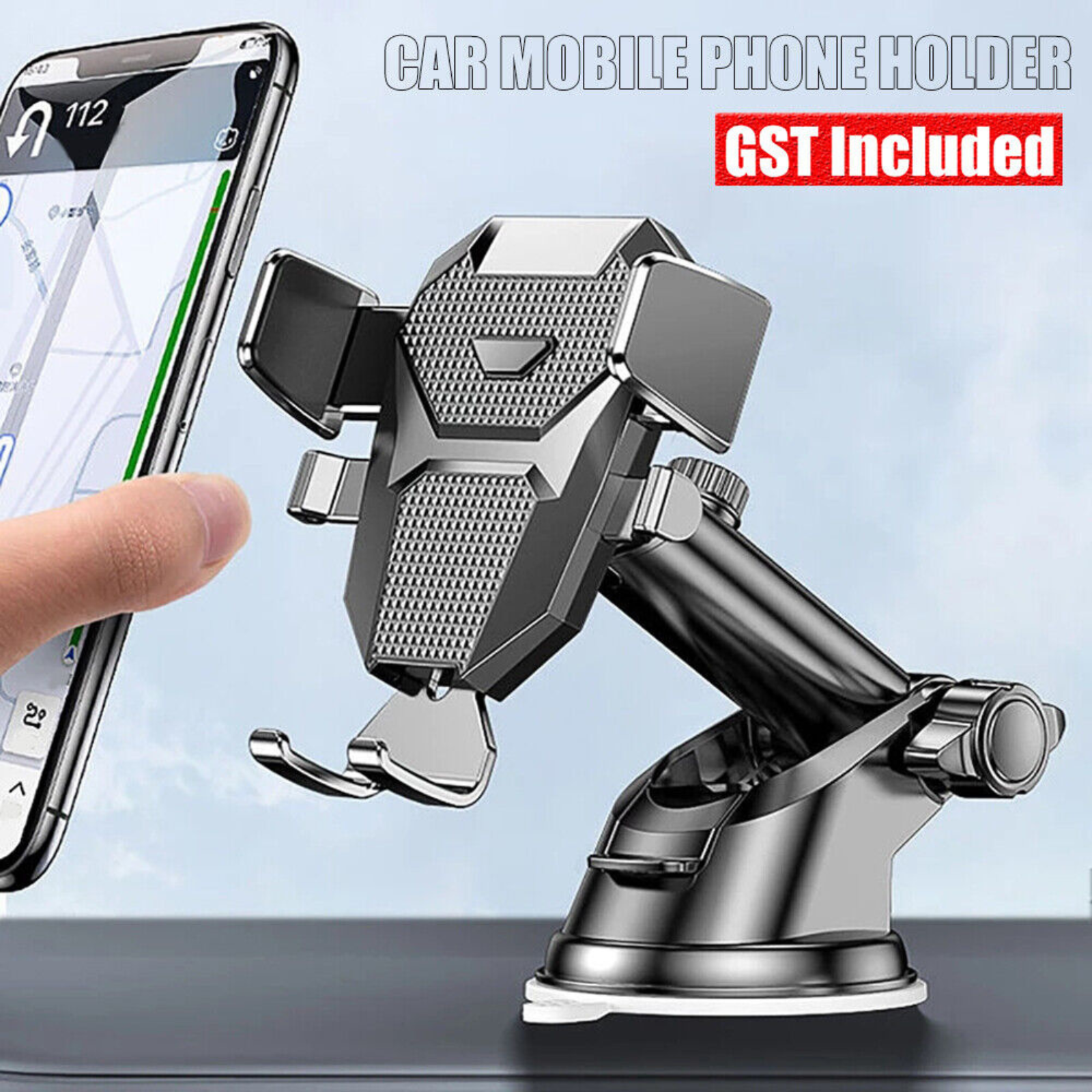 Universal Gravity Dashboard Suction Mount Stand Car Mobile Phone Holder