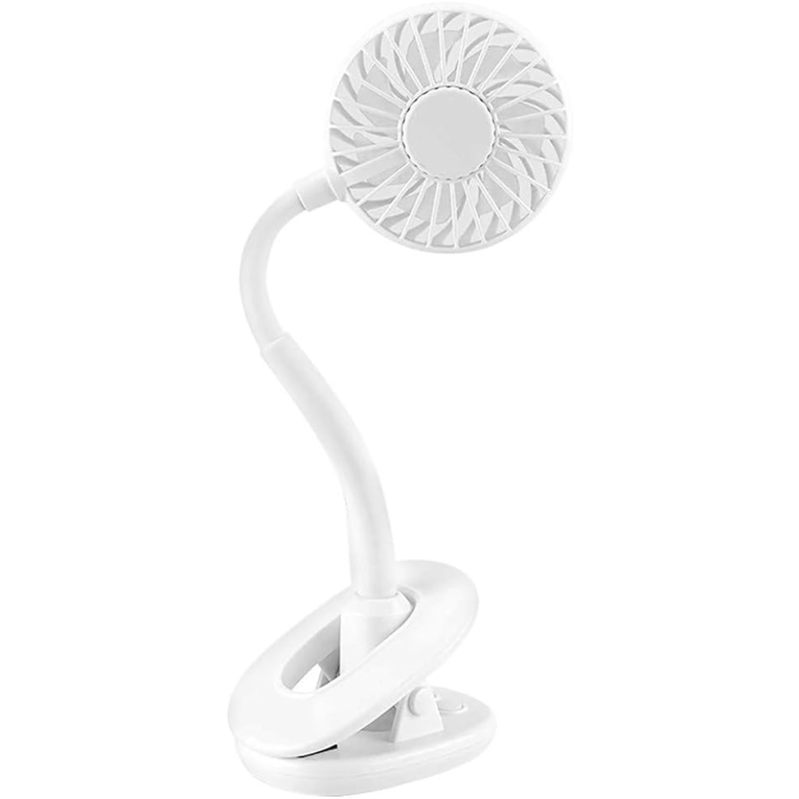 Mini Fan Travel USB Rechargeable Portable 360° Clip On Desk Pram Car Cooling Fan