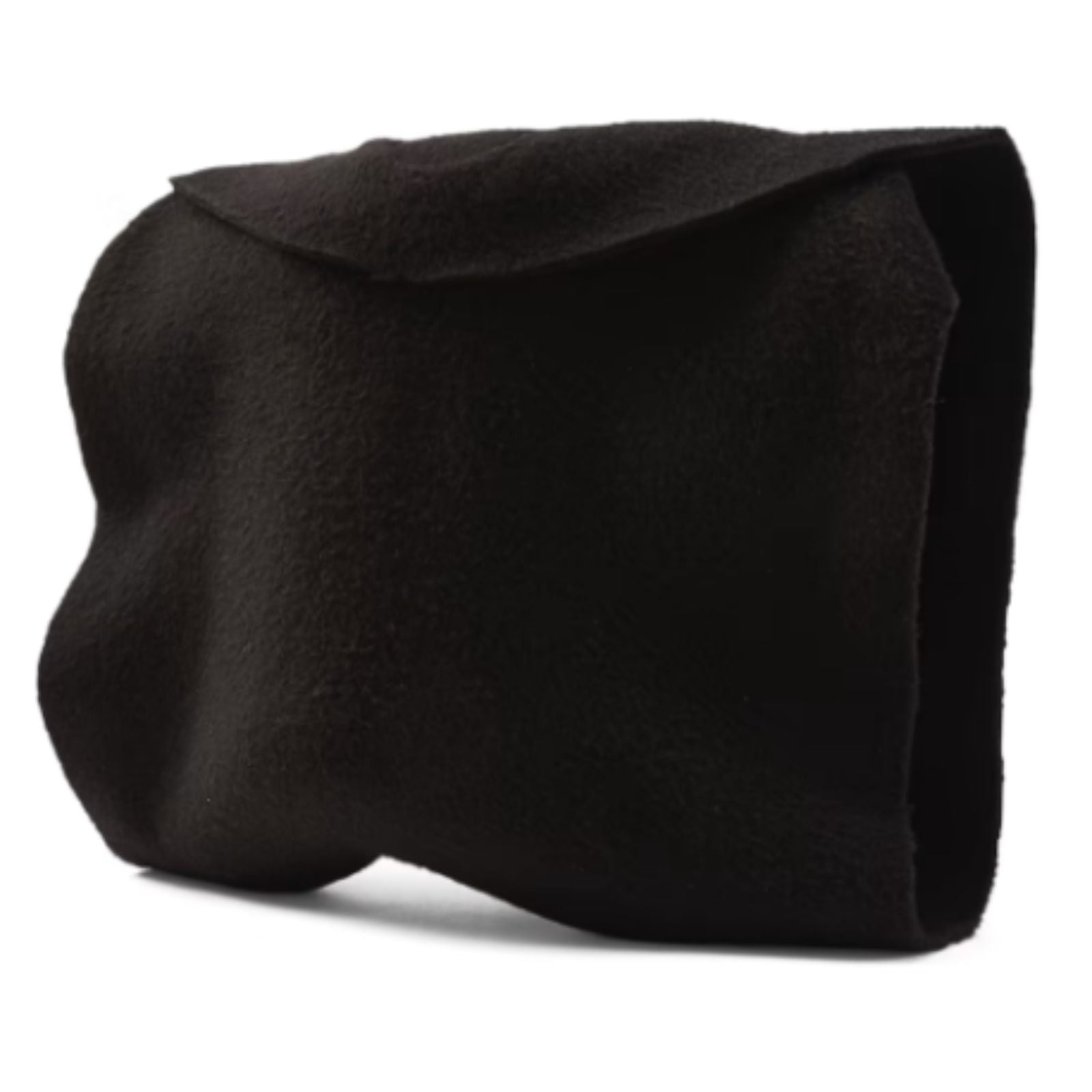 Portable Neck Collar Brace Black Travel Wrap Pillow Sitting Nap Soft Support