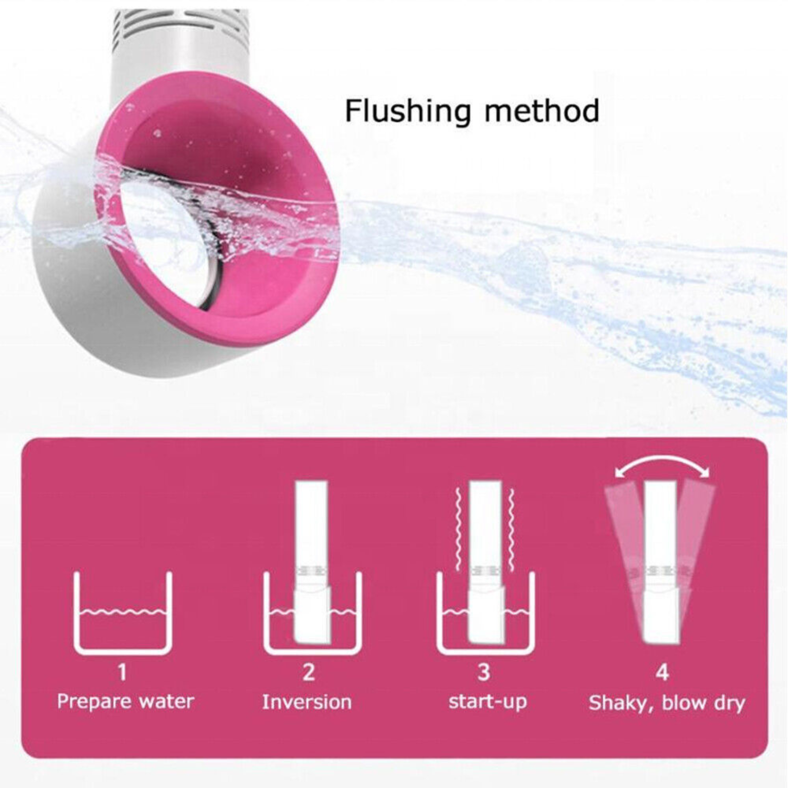 Hand Held Cooler Fan USB Portable Bladeless No Leaf Handy Summer White