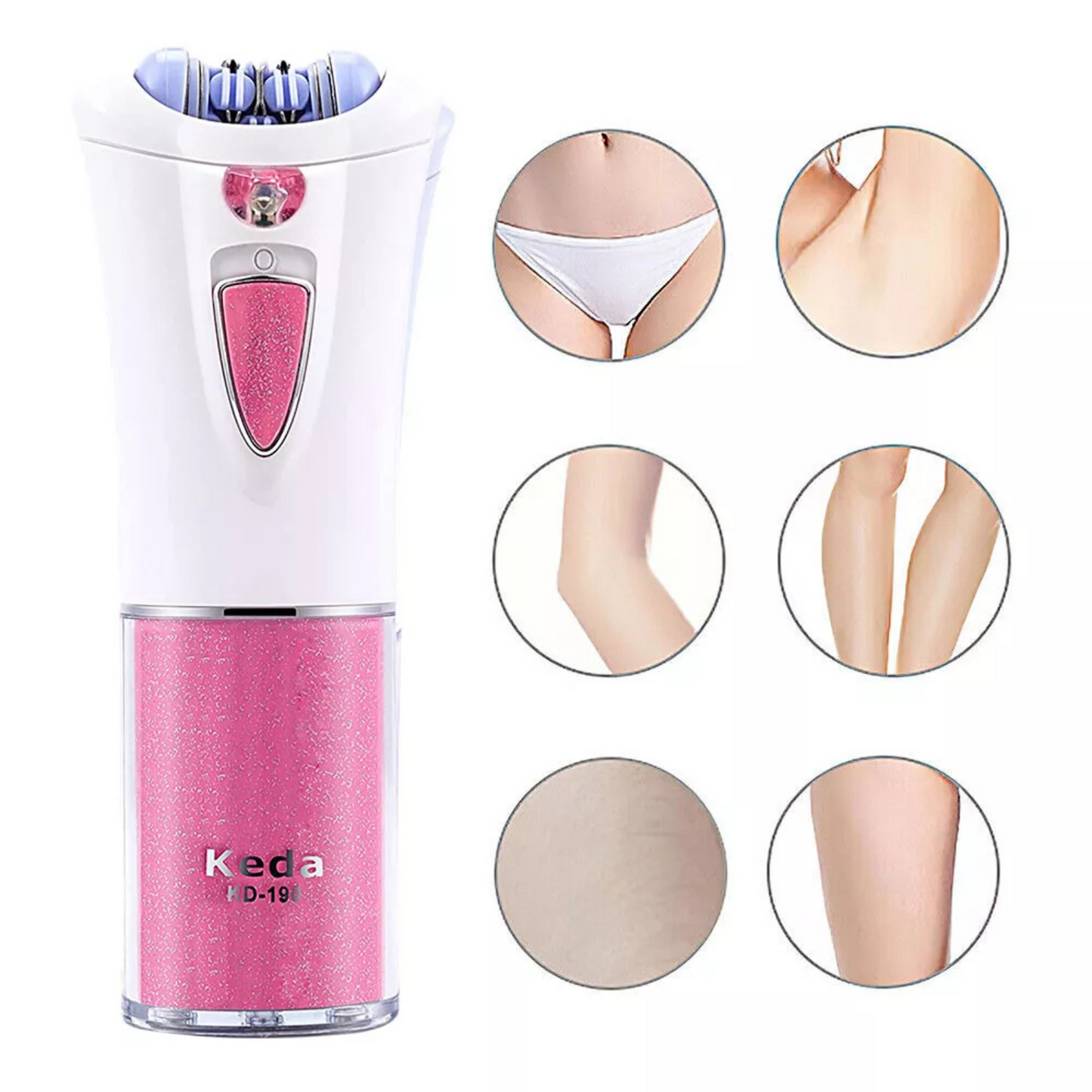 Face Body and Facial Hair Removal Smooth Glide Epilator for Women