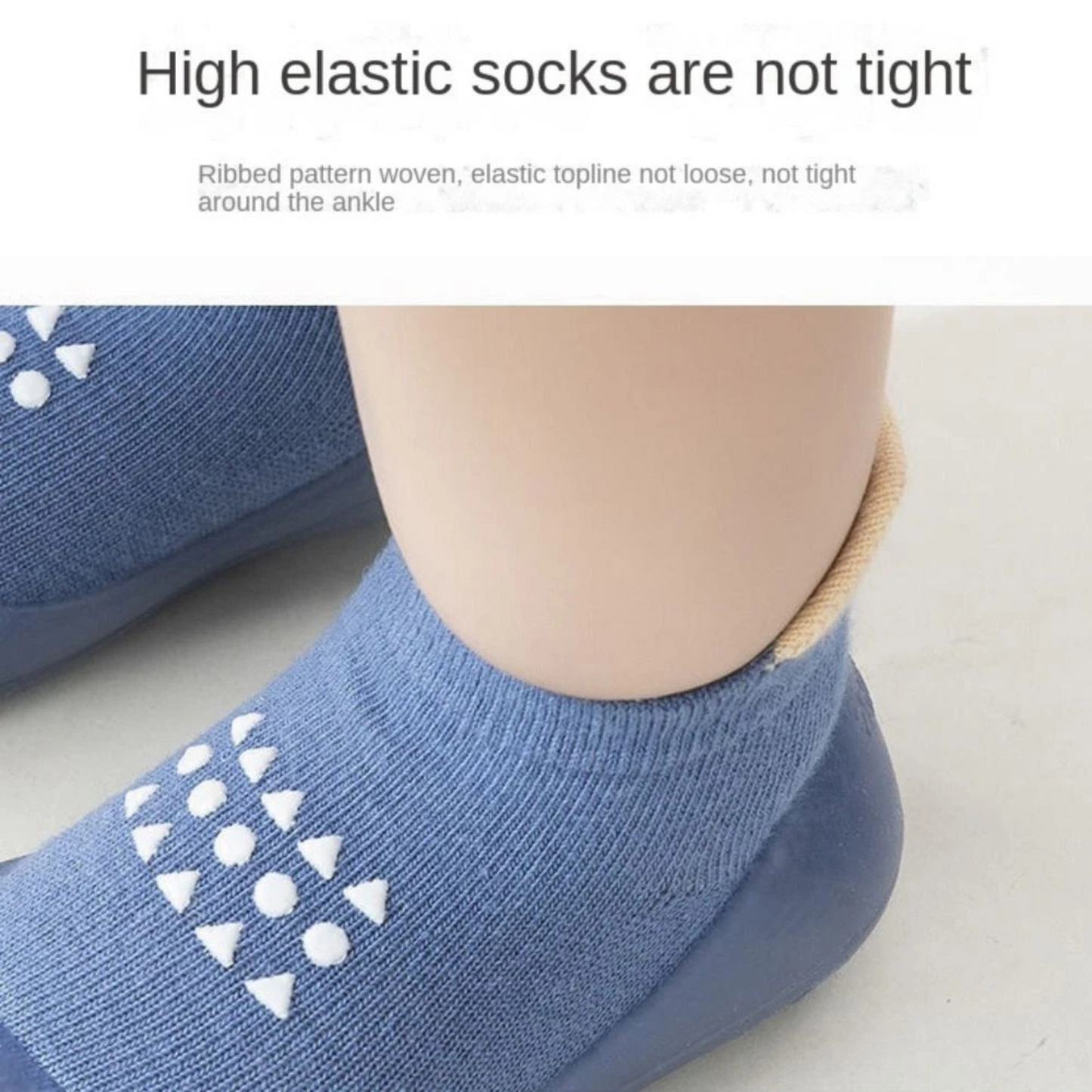 Baby Shoes Boys and Girls Soft Kids Socks Shoes Rubber Sole Toddler Boots