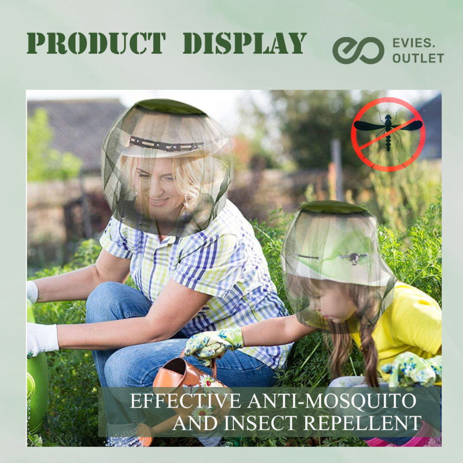 Mesh Protector Hat Mosquito Insect Head Net Fly Bee Bug Outdoor Fishing Camping