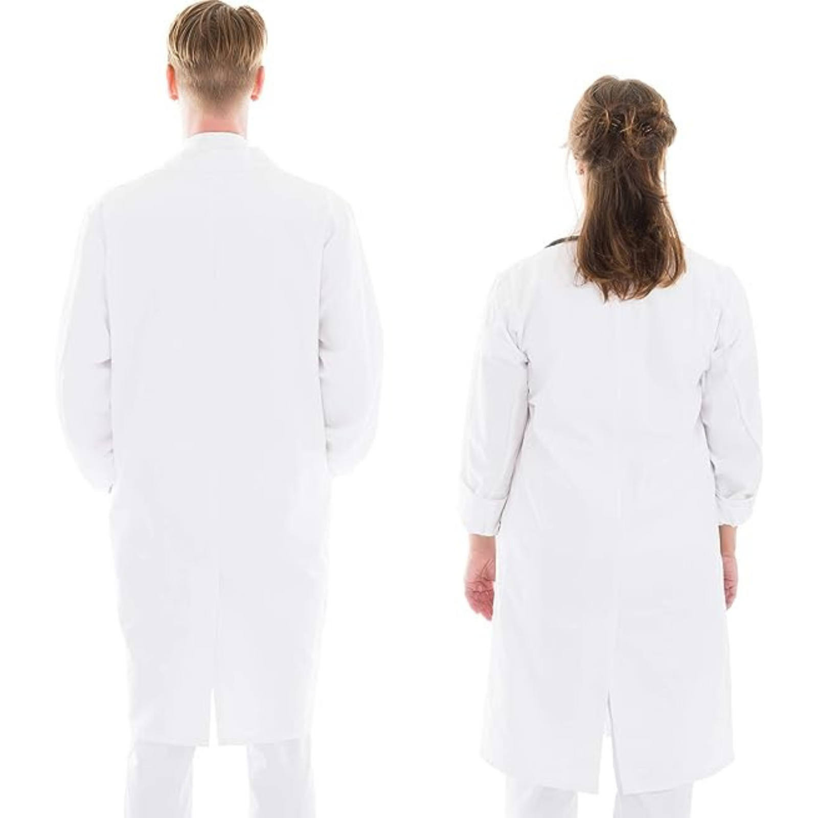 Doctors Laboratory Medical White Lab Coats Men Women Hygiene Food Industry