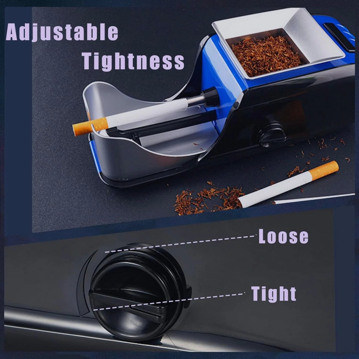 Machine Rolling Automatic Tobacco Easy Cigarette for and Quick Use