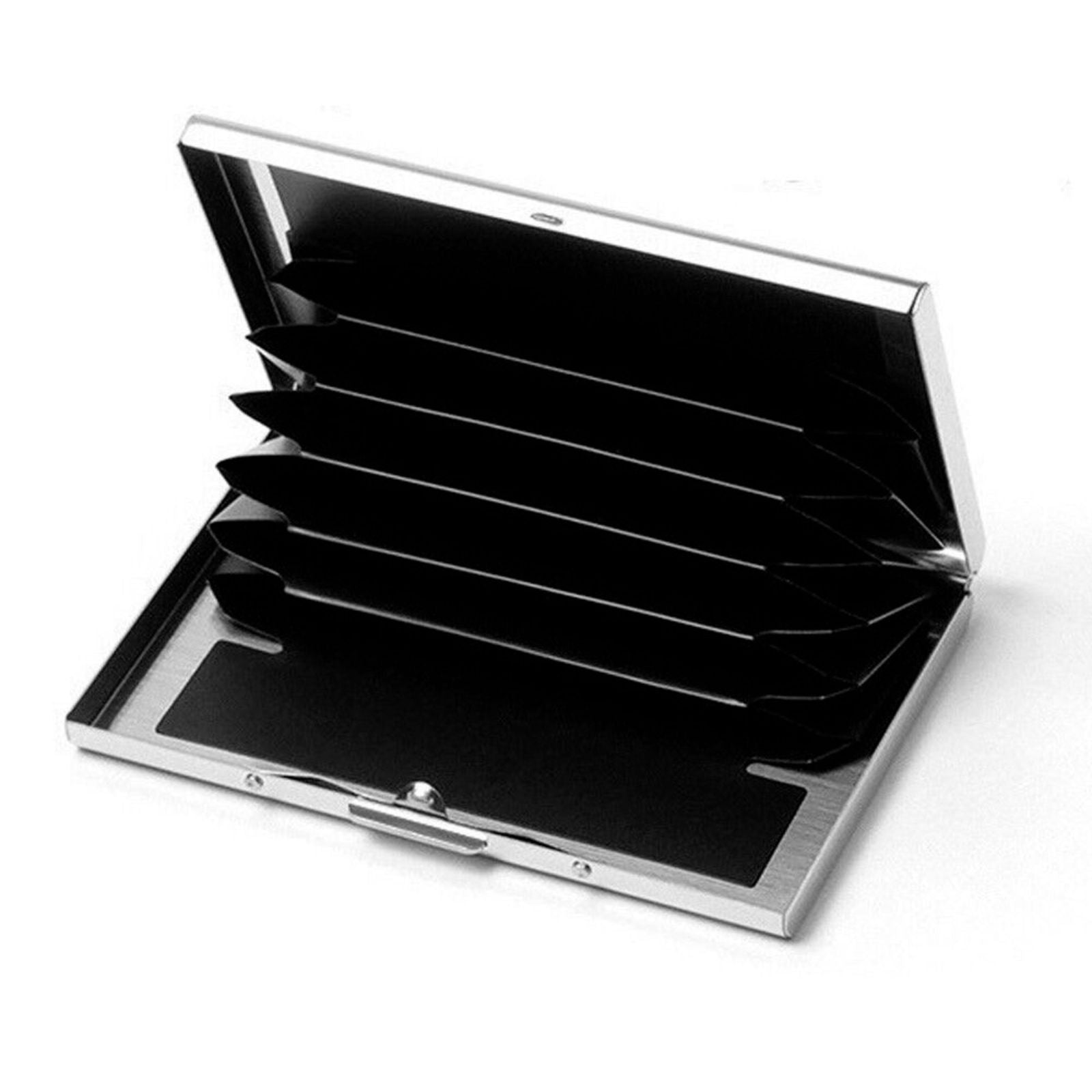 Stainless Case Slim Wallet RFID Blocking ID Credit Card Holder Protector Purse