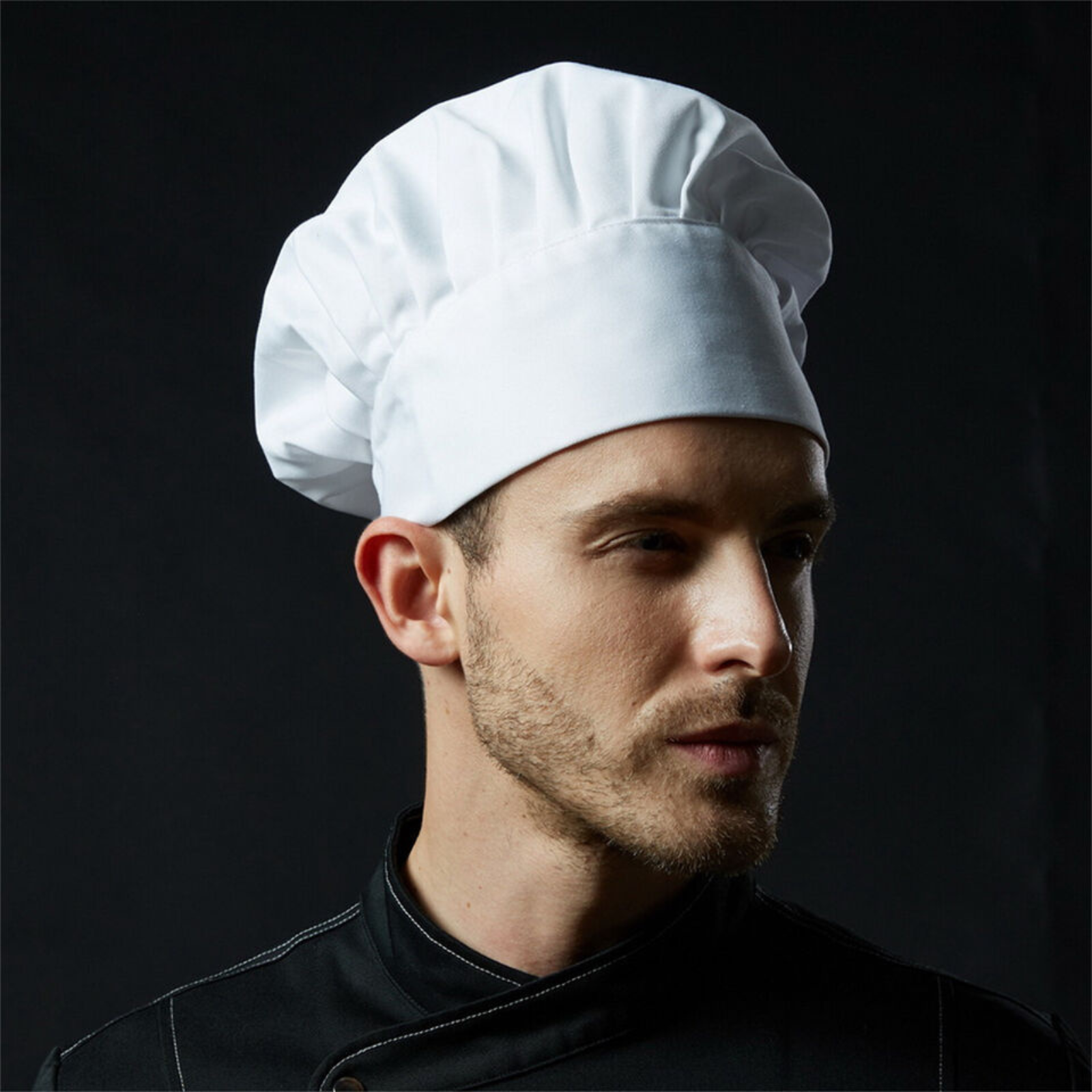 Catering Cap Men Women Chef Hat Baker Kitchen Cook Restaurants White