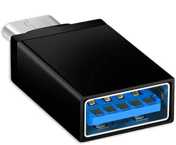 USB 3.1 Type C Male to USB 3.0 A Female USB-C OTG Data Adapter Black